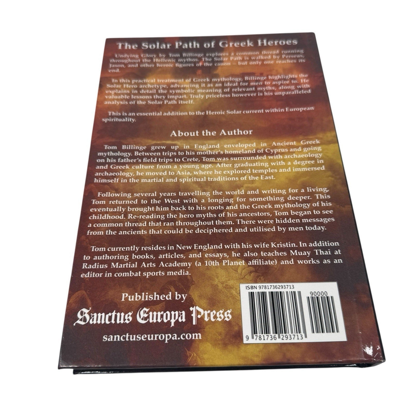 Undying Glory : The Solar Path of Greek Heroes by Tom Billinge (2020, Hardcover)