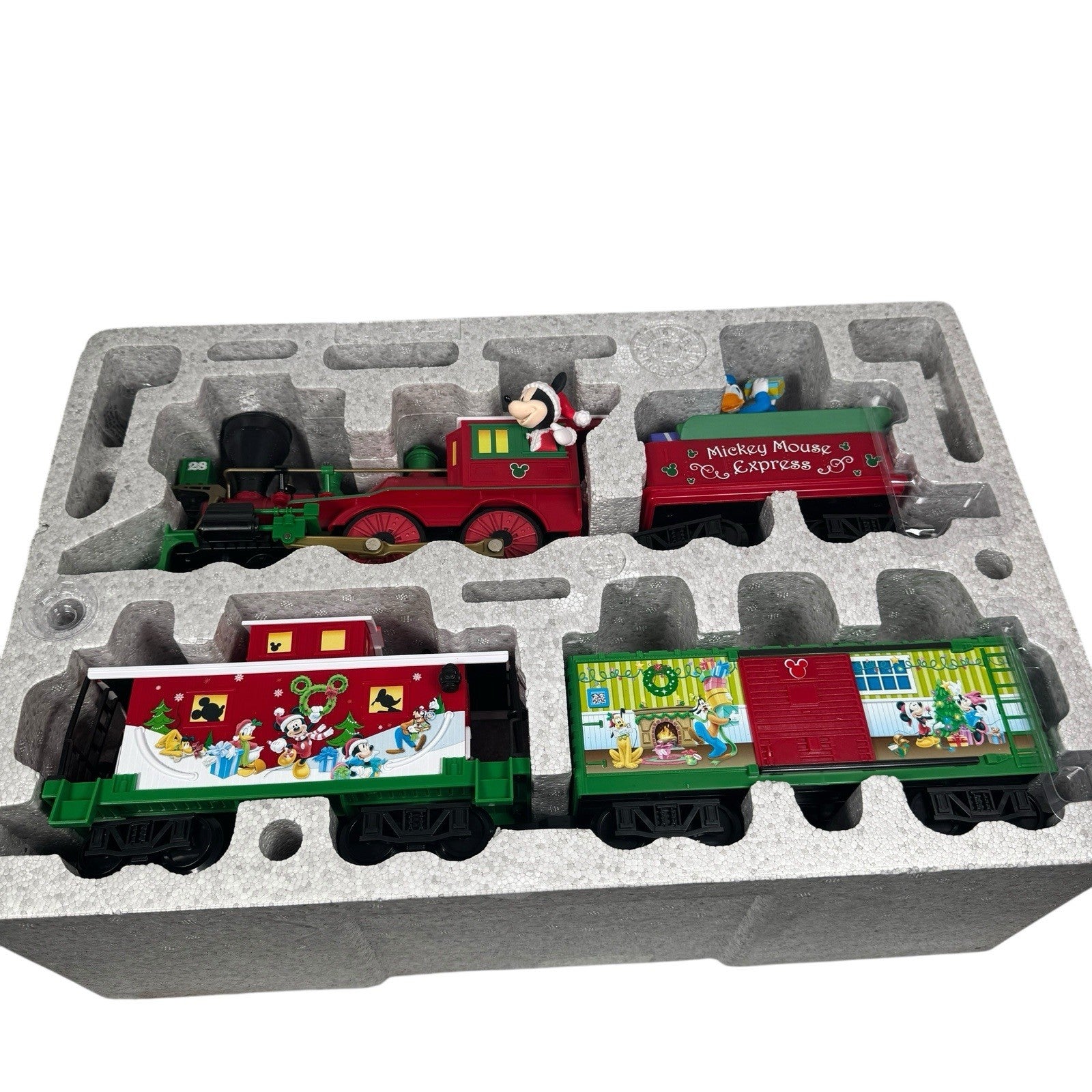 Lionel Mickey Mouse Disney 2021 Christmas Rail Road Train Set 7-11773 Tested