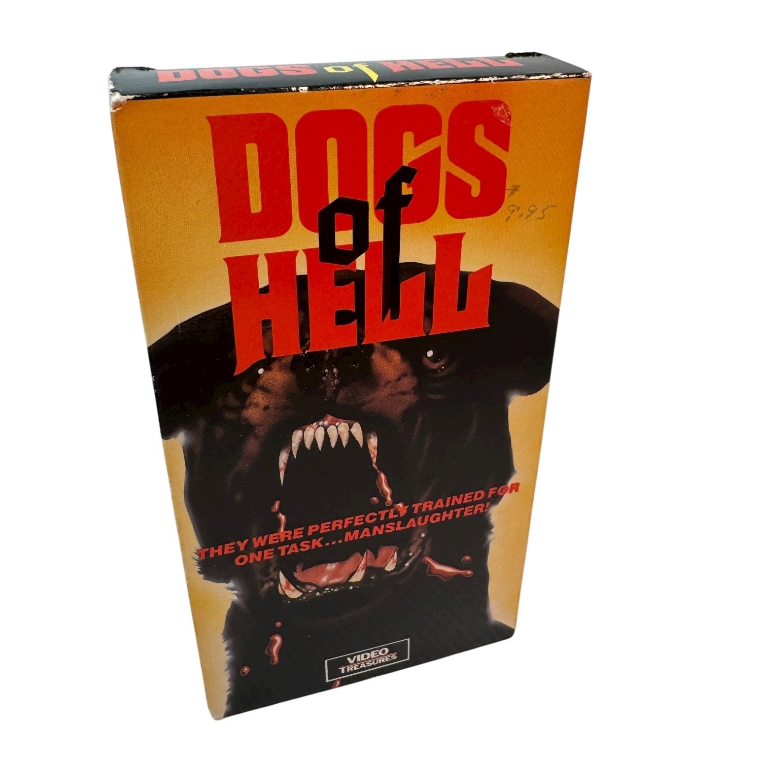 Dogs of Hell VHS 1982 Horror Killer Rottweilers Video Treasures