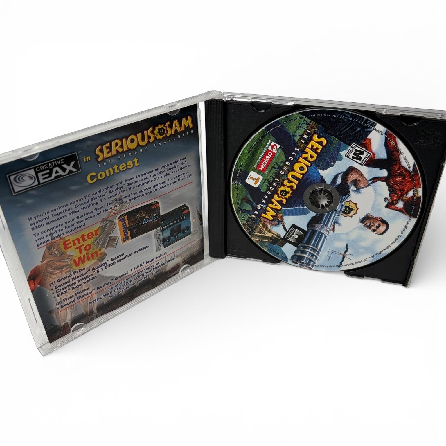 Serious Sam The Second Encounter PC Video Game FPS Shooter Multiplayer