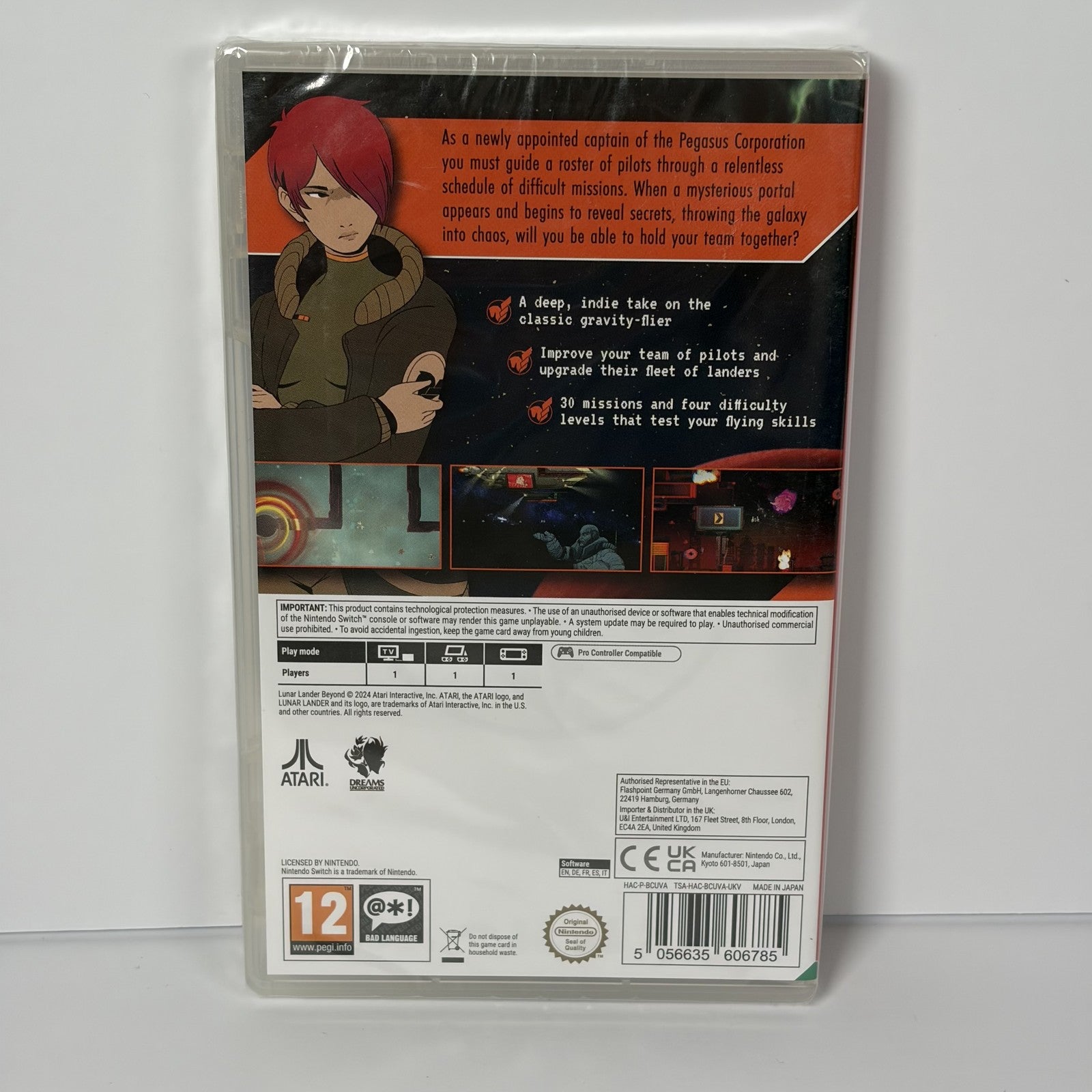 Lunar Lander Beyond Nintendo Switch NEW SEALED Physical Game PEGI 12 UKV