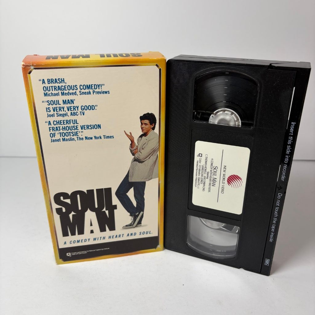 Soul Man VHS 1986 Comedy C Thomas Howell Rae Dawn Chong New World Video