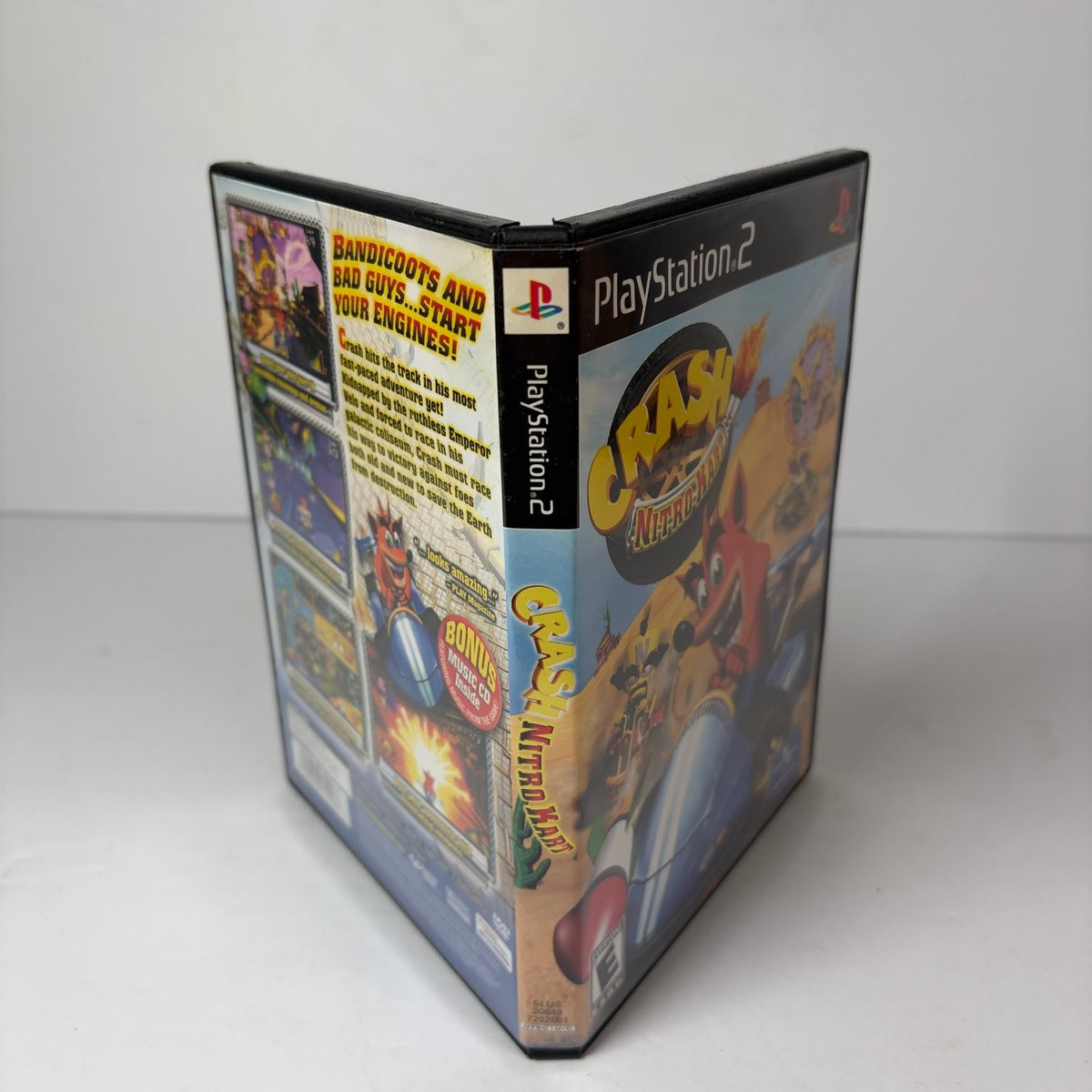 Crash Nitro Kart - PlayStation 2 PS2 CIB w/ Bonus Music CD Soundtrack Racing