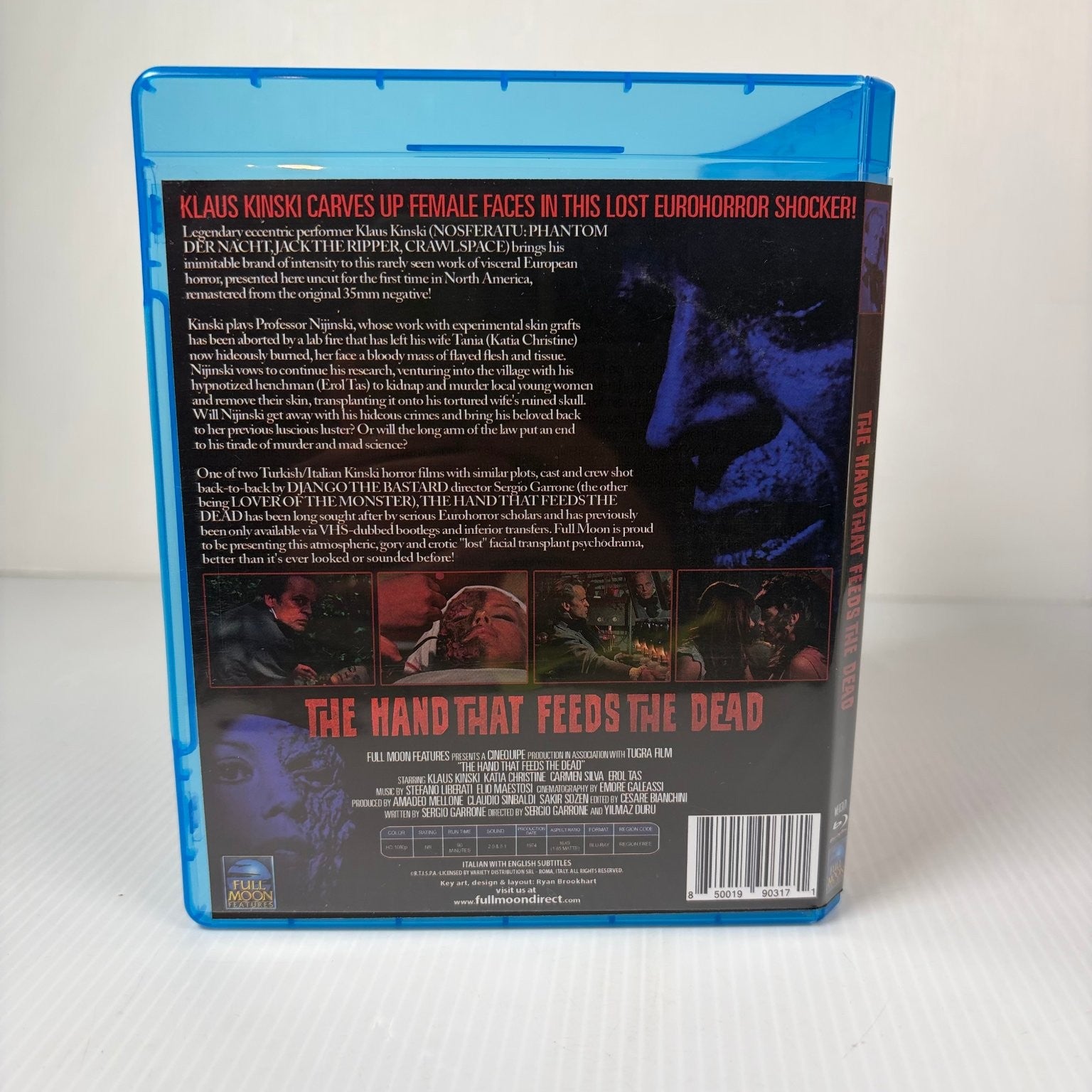 The Hand That Feeds The Dead Blu-ray 1974 Klaus Kinski Eurohorror Remastered
