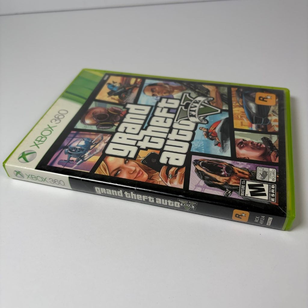 Grand Theft Auto V GTA 5 Xbox 360 2-Disc Set Complete with Map & Manual