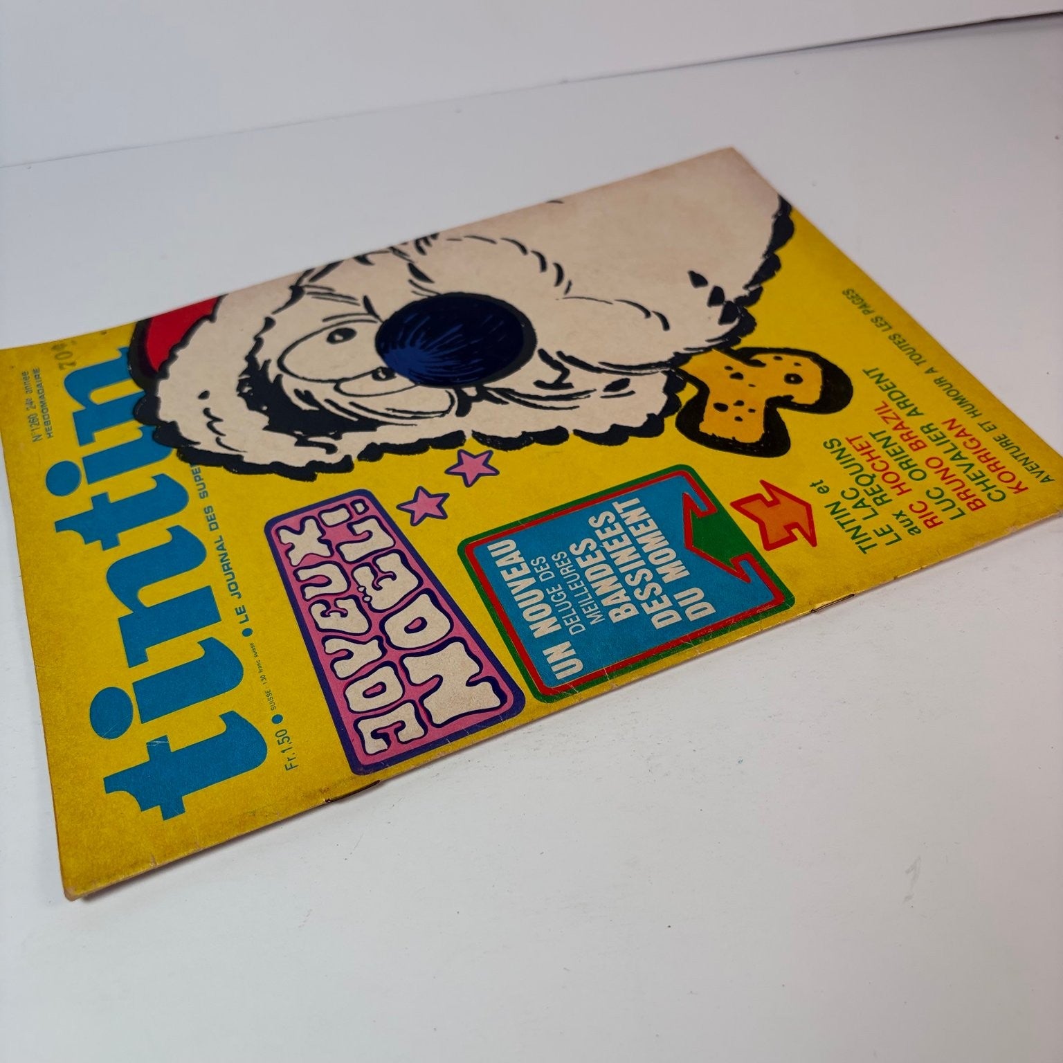 Tintin Magazine Number 1260 Joyeux Noël Christmas Comic Book French