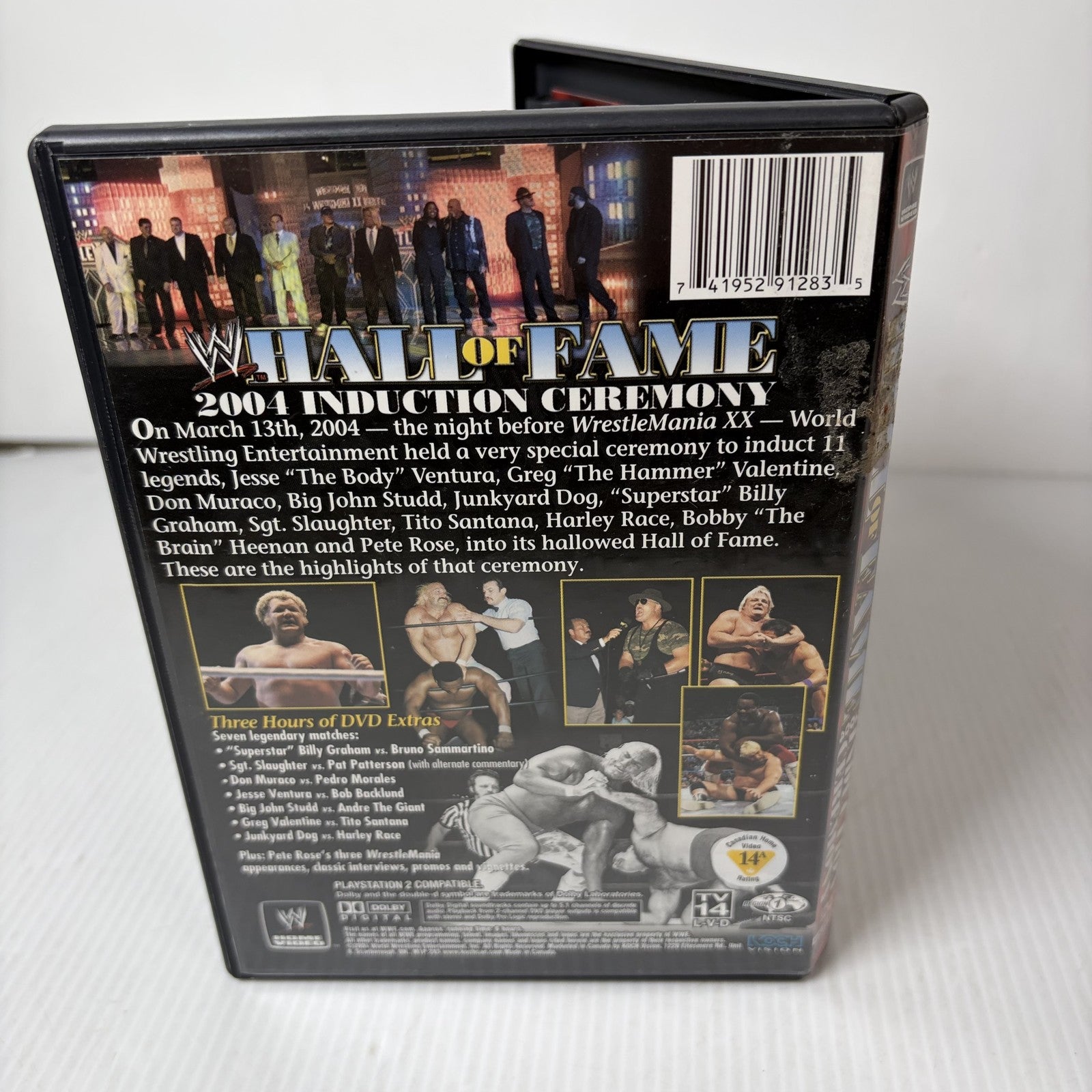 WWE Hall of Fame 2004 Induction Ceremony DVD 2-Disc Set World Wrestling
