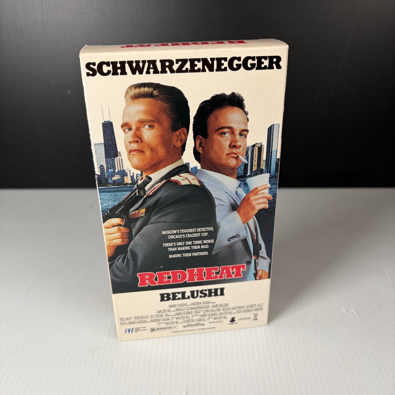 Red Heat VHS 1988 Action Comedy Original Release Arnold Schwarzenegger
