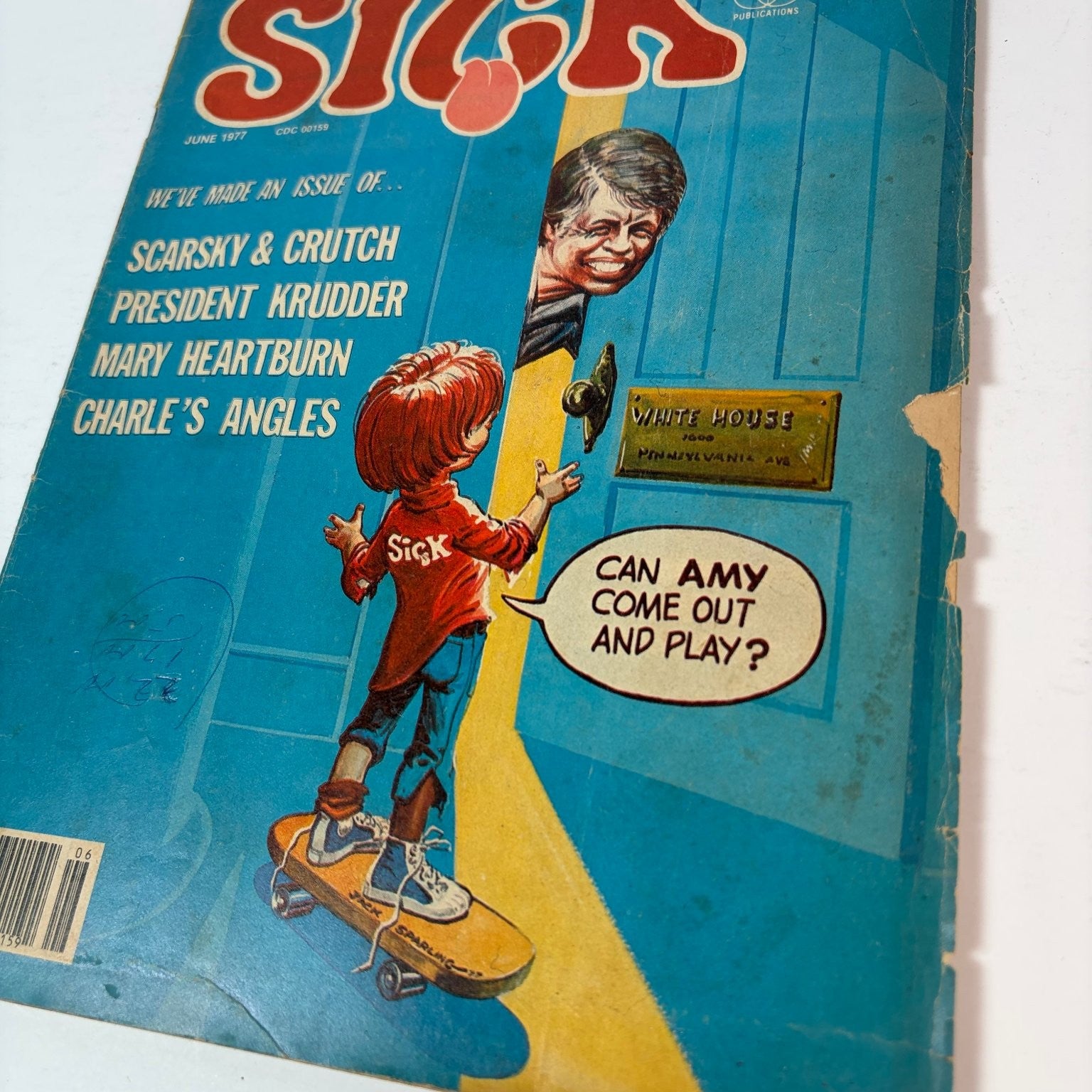 Sick Magazine June 1977 President Carter White House Parody Humor Satire