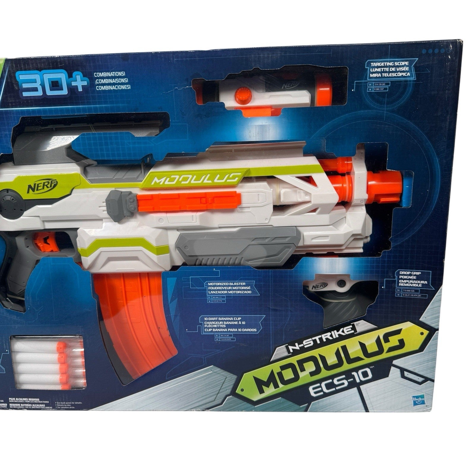 NERF N-strike B1538 Modulus ECS-10 Blaster Build Your Own Blaster System Set