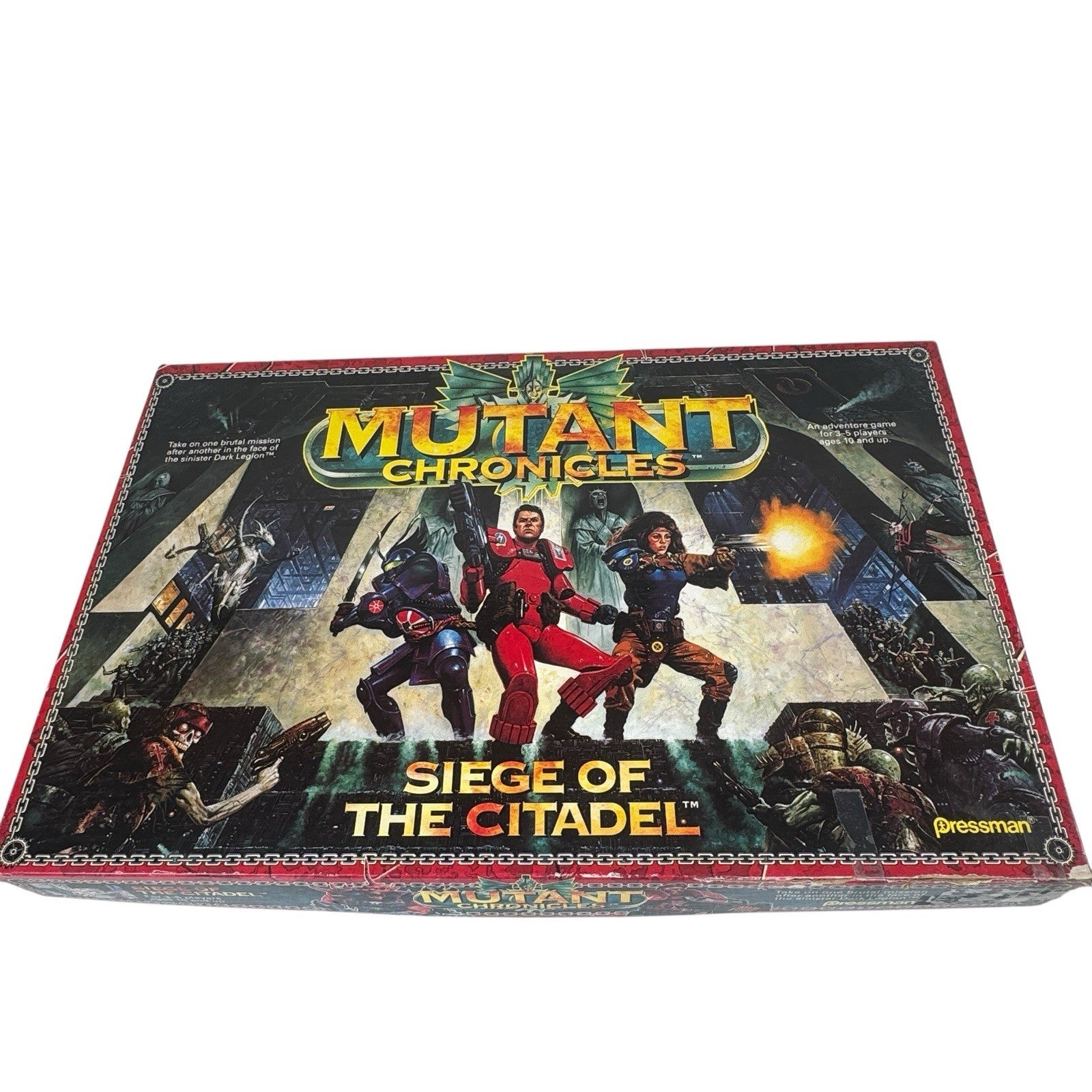 Mutant Chronicles Siege of the Citadel 1993 Pressman Vintage Game Complete