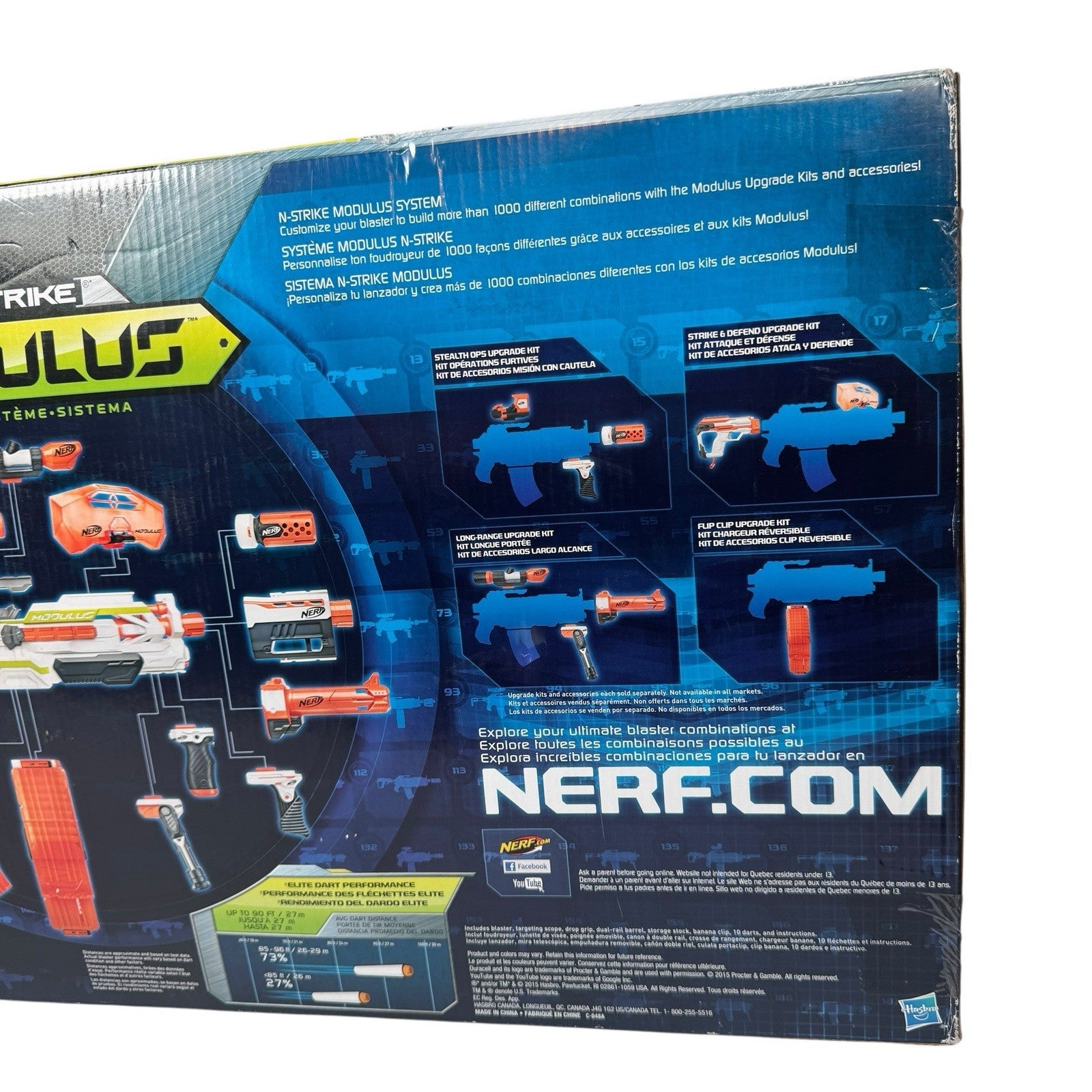 NERF N-strike B1538 Modulus ECS-10 Blaster Build Your Own Blaster System Set