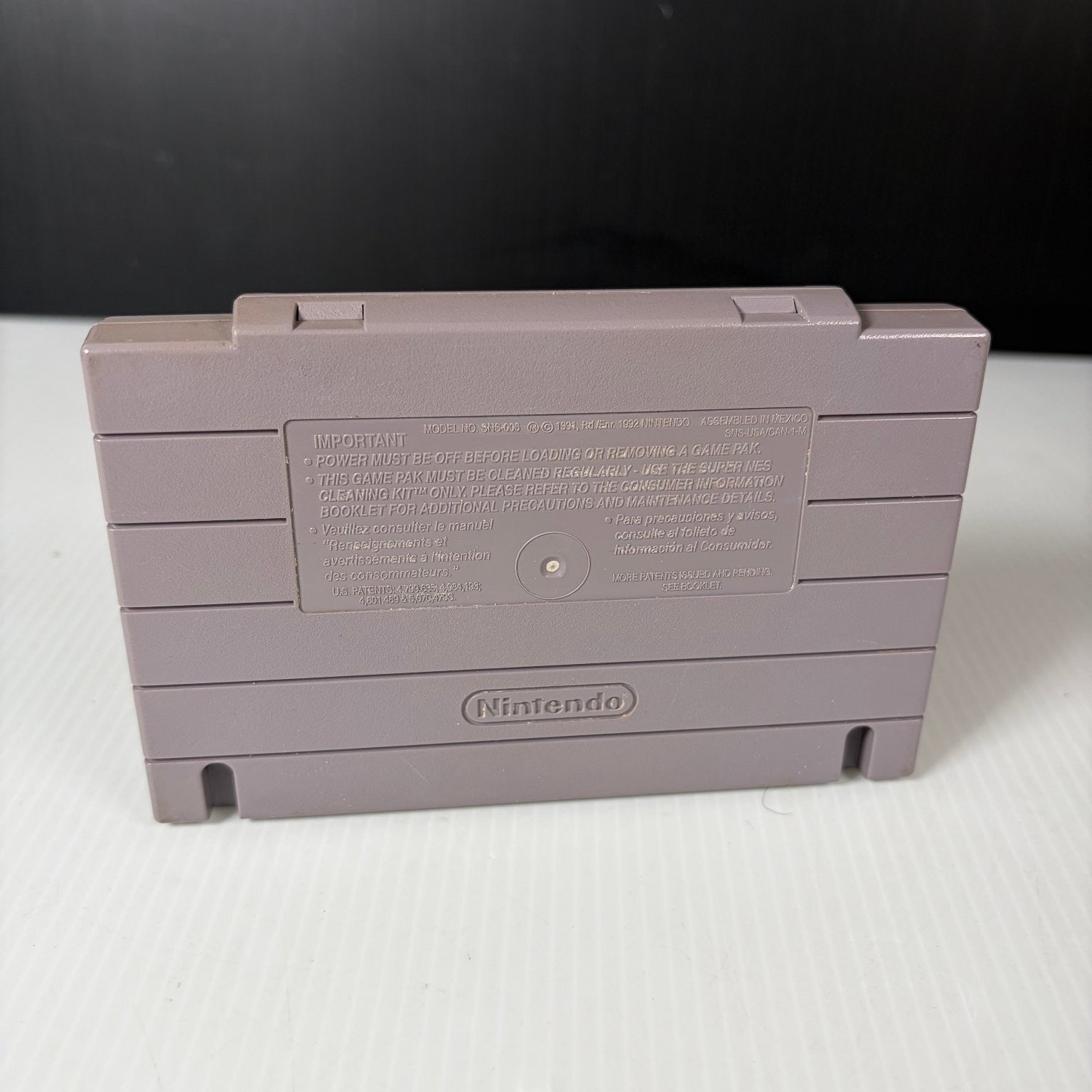 Top Gear Super Nintendo SNES Video Game Racing Multiplayer