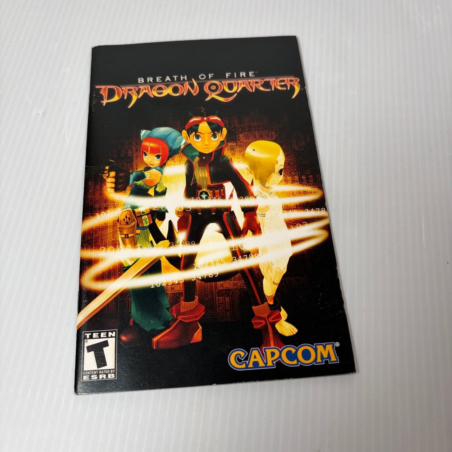 Breath of Fire Dragon Quarter Manual Only PlayStation 2 PS2 RPG Booklet