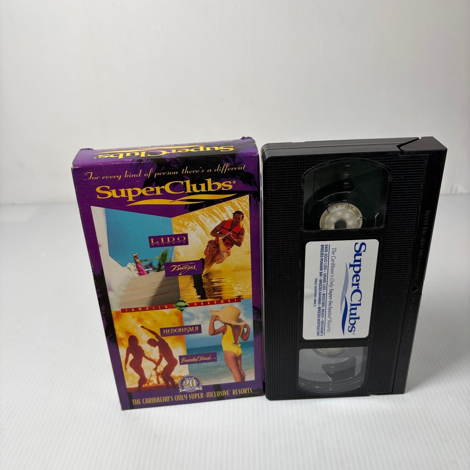 SuperClubs Resorts VHS Informational Travel Video Caribbean All-Inclusive