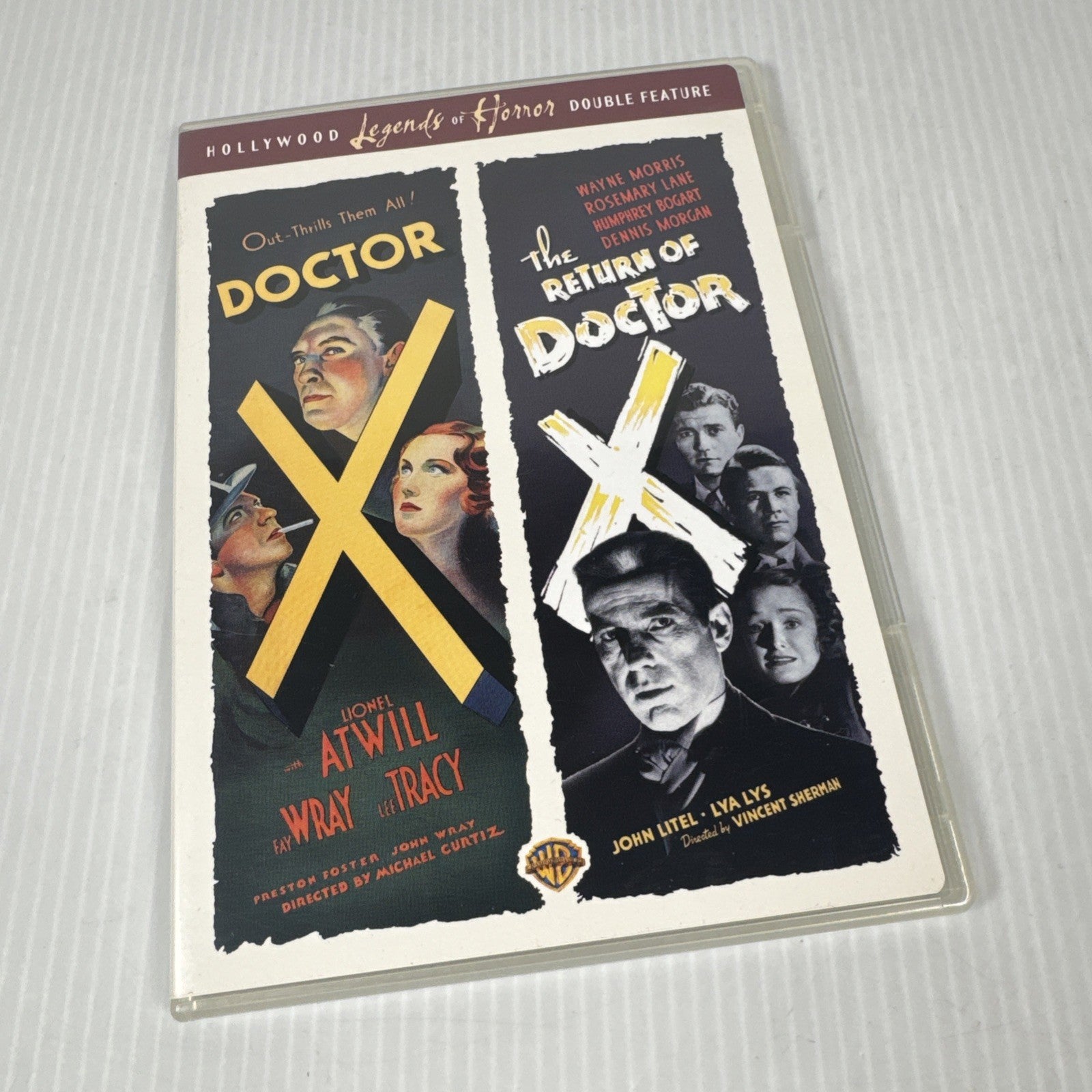 Dr. X & The Return Of Dr. X Double Feature DVD Lionel Atwill & Humphrey Bogart