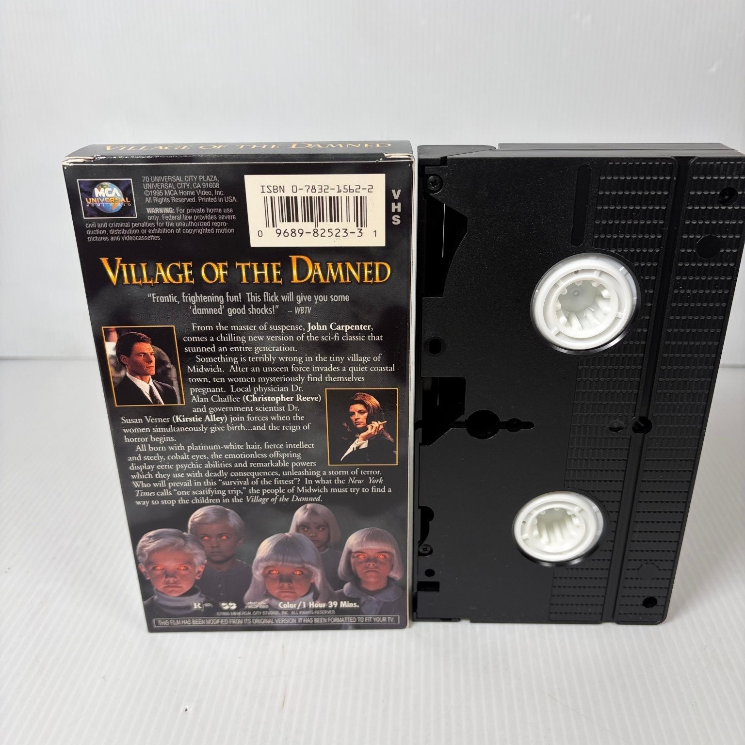 Village of the Damned VHS 1995 Horror Sci-Fi John Carpenter MCA Universal