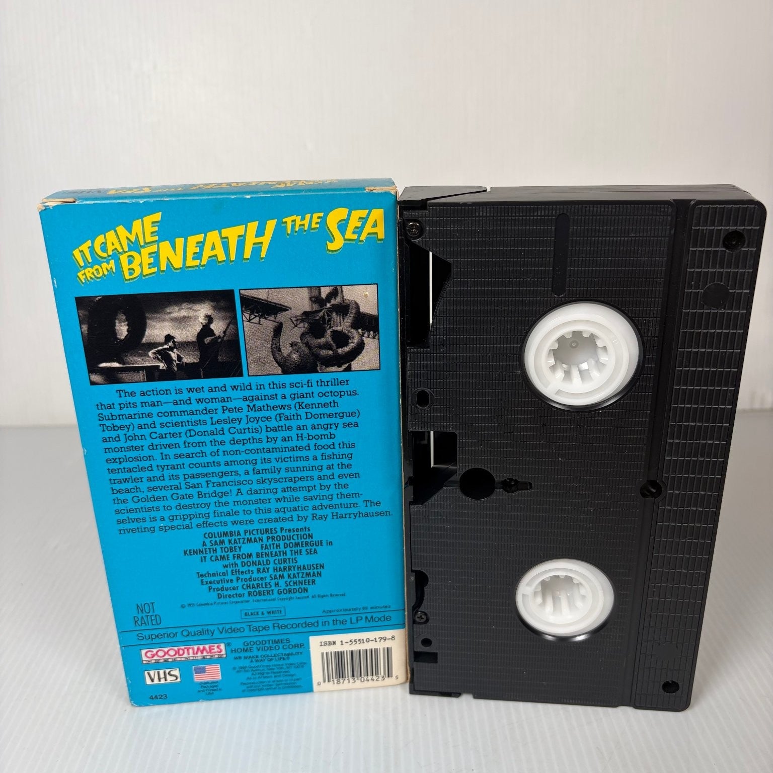 It Came From Beneath The Sea VHS 1955 Sci-Fi Horror Ray Harryhausen GoodTimes