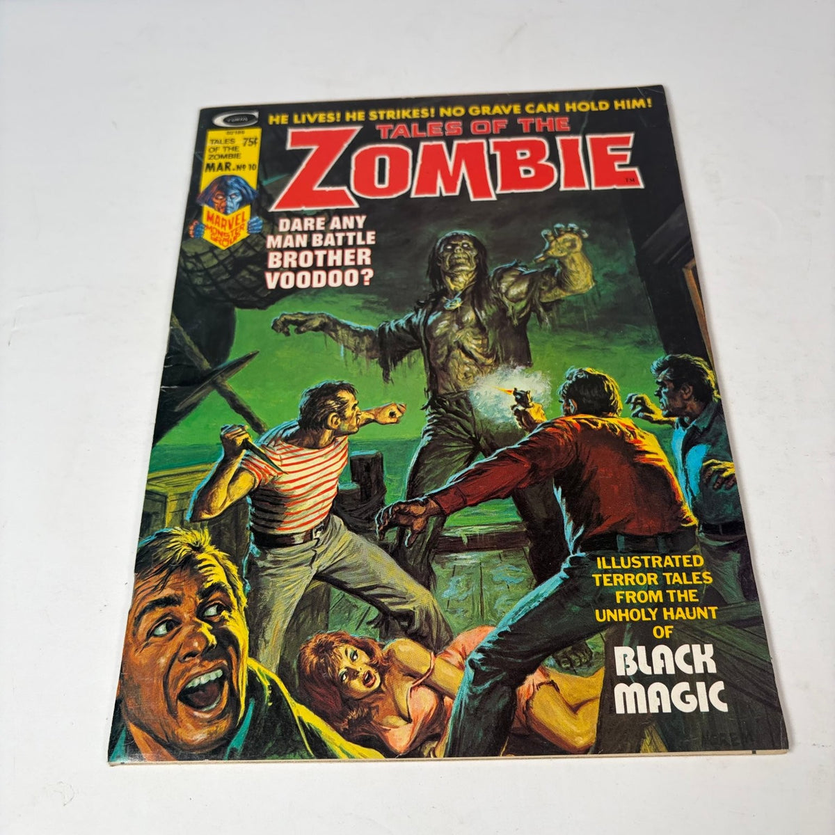 Tales of the Zombie Magazine March 1975 #10 Marvel Comics Horror Brother Voodoo