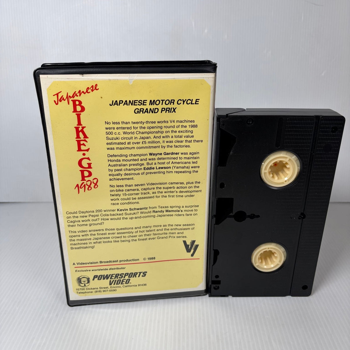 Japanese Bike GP 1988 VHS Motorcycle Racing Grand Prix Powersports Video