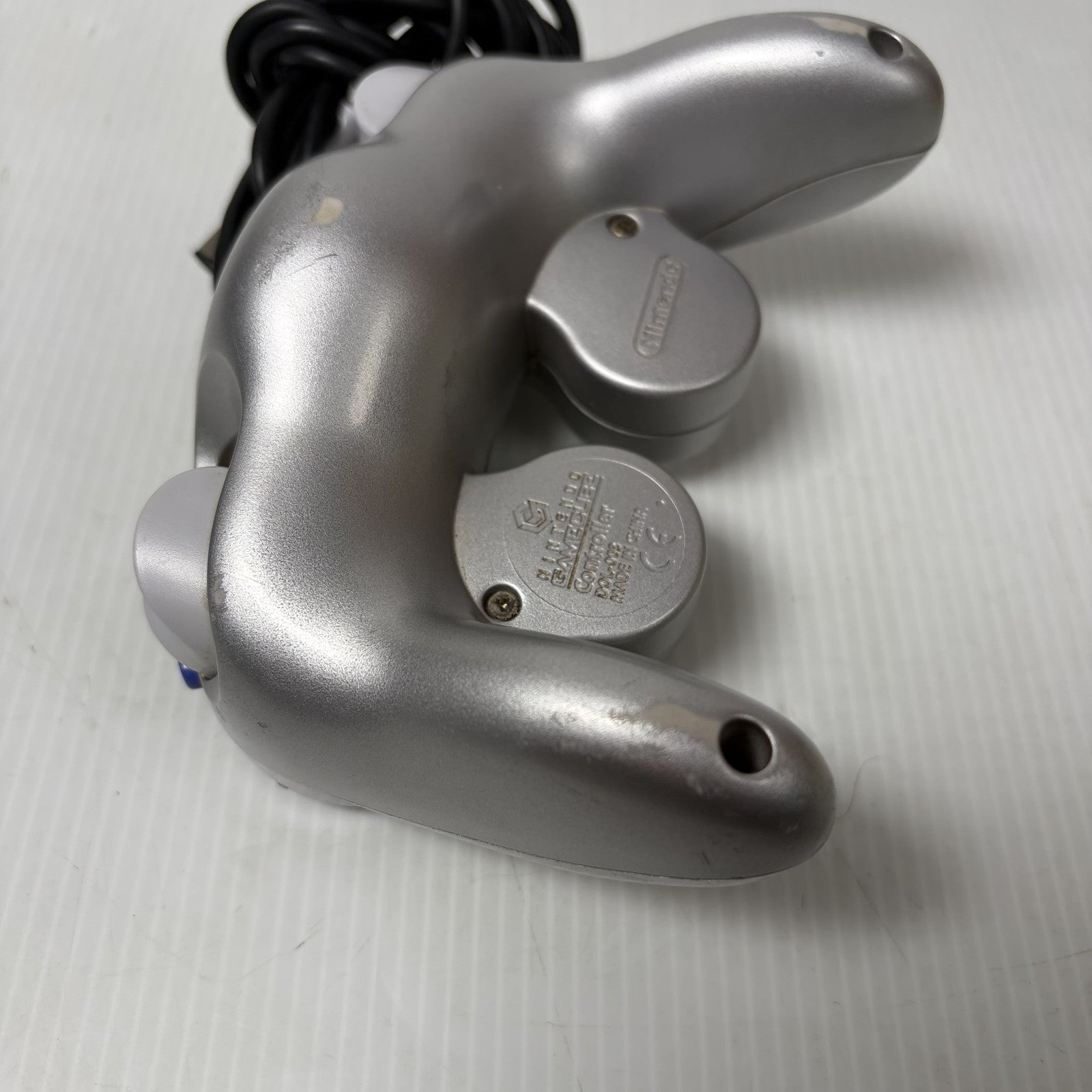 Nintendo GameCube Controller DOL-003 Silver Wired Original Official GC Accessory