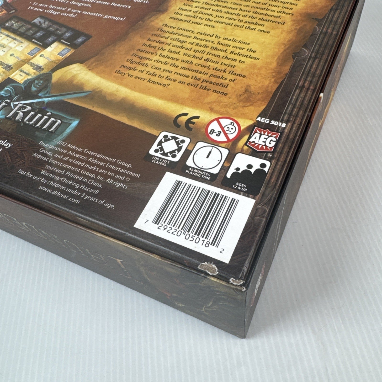 Thunderstone Advance Towers of Ruin Deck Building Game AEG Complete