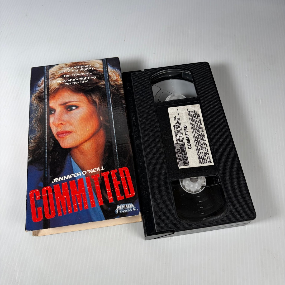 Committed VHS 1991 Suspense Thriller Jennifer O'Neill Media Home Entertainment