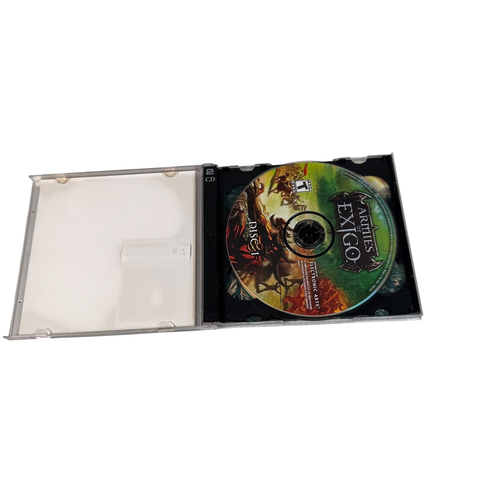 Armies of Exigo PC Game 2 Disc Set Complete Case Manual Art RTS Vintage 2004