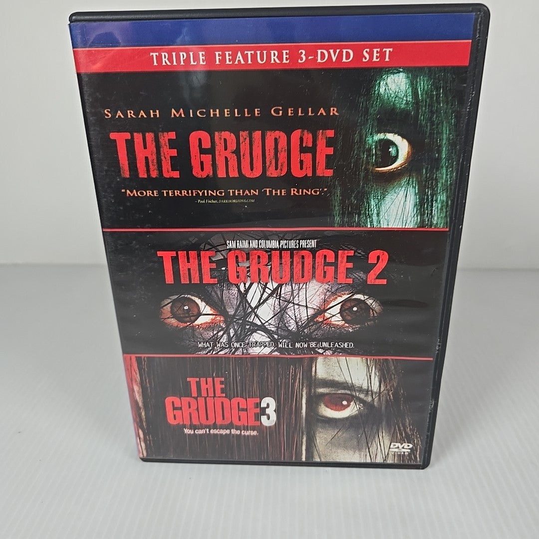 The Grudge Triple Feature 3 DVD Set The Grudge 1 2 3 Horror