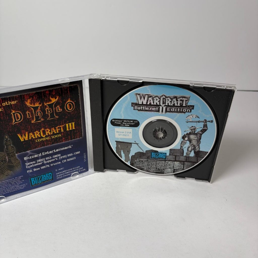 Warcraft II Battle.net Edition PC CD-ROM Blizzard Windows Mac Strategy Game