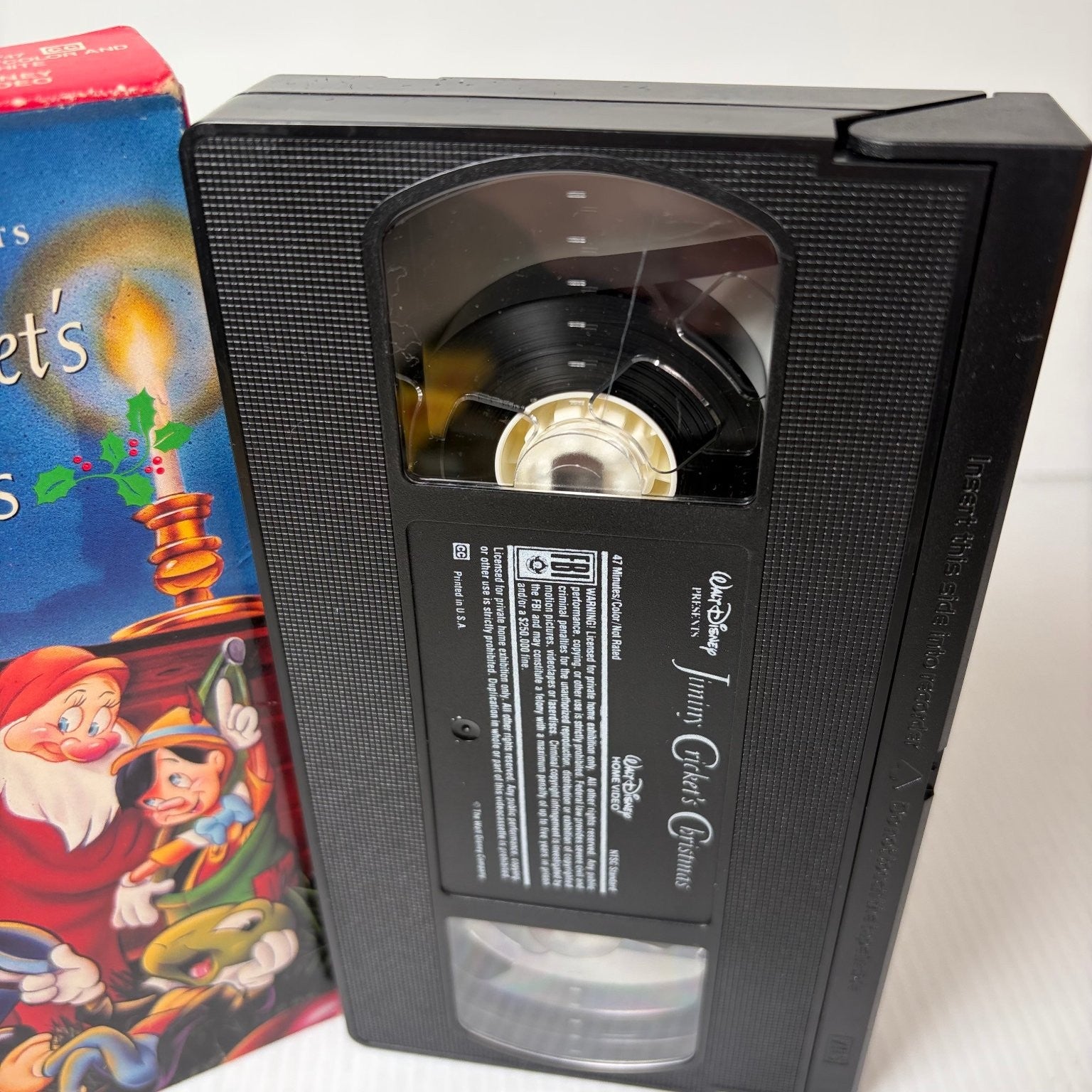Jiminy Cricket's Christmas VHS 1993 Holiday Animation Disney Classic