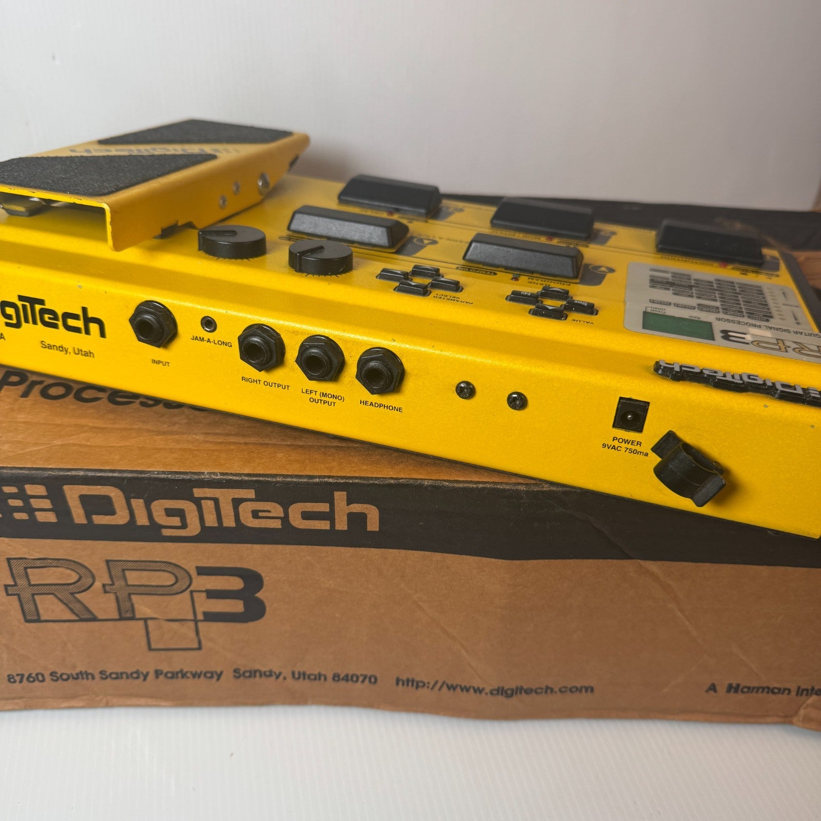 Digitech RP-3 RP3 In Box Multi Effects Unit Pedal Working Tested