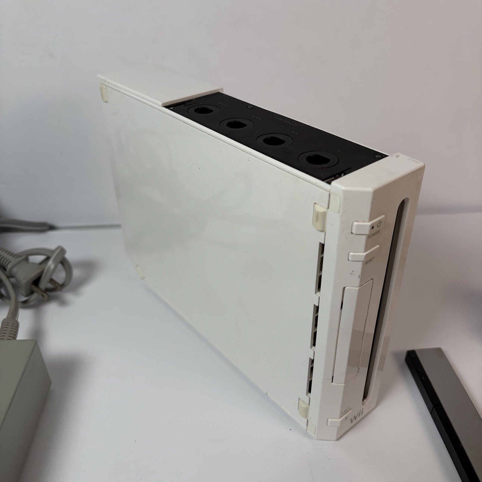 Nintendo Wii RVL-001 White Console w/ Motion Plus & Nunchuk C Condition Working