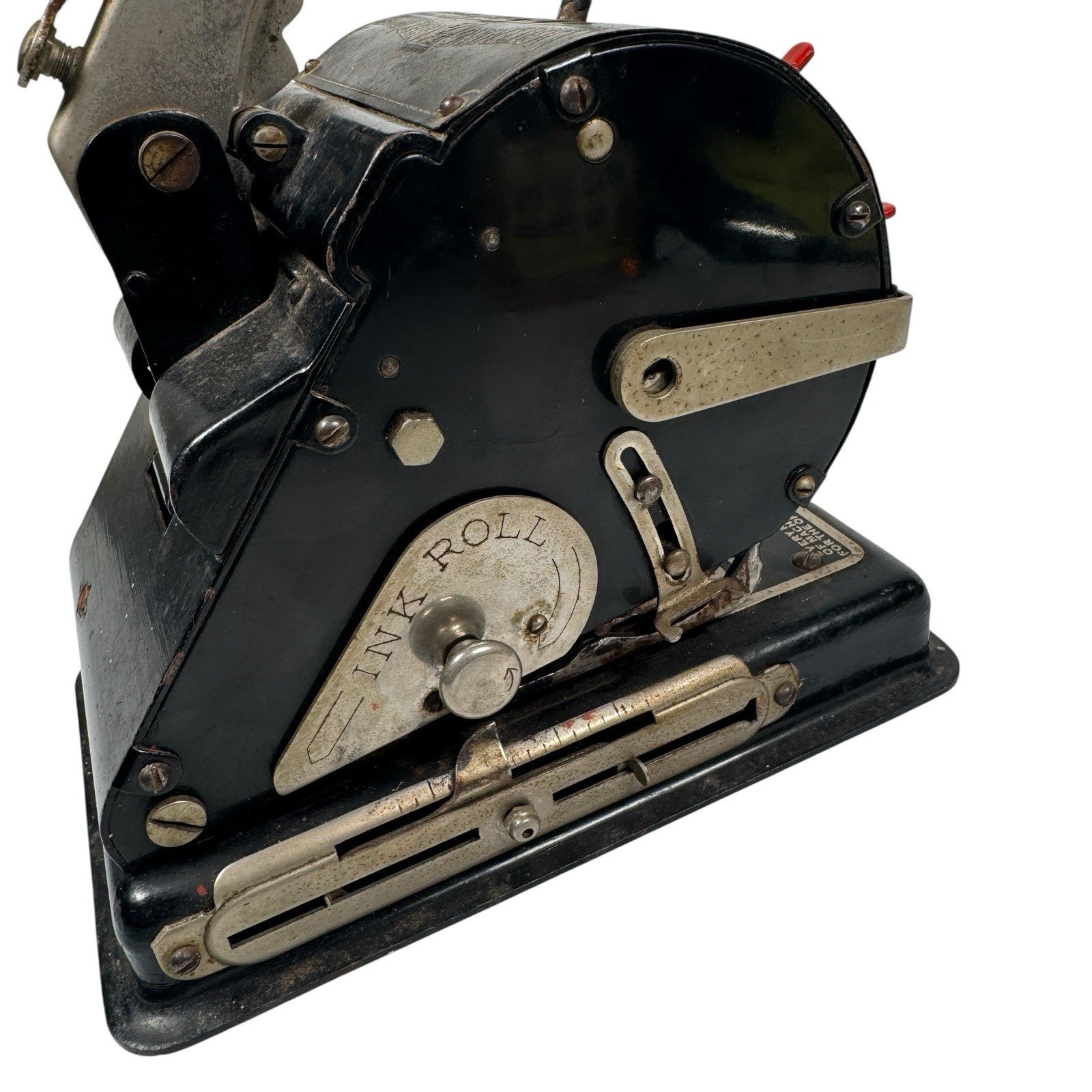 Antique Protective Check Writer Co. Lightning Check Writer Machine CO-7