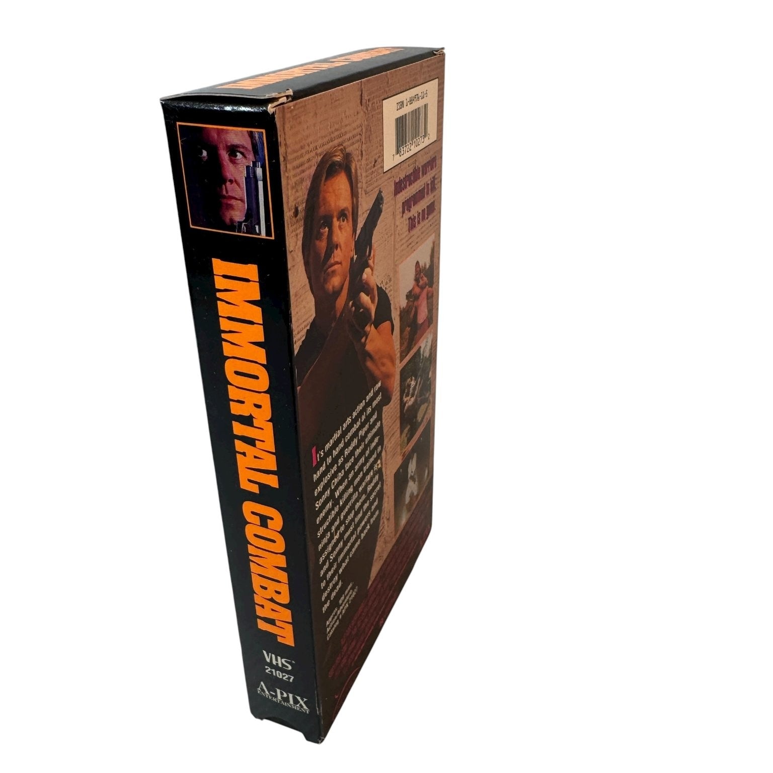 Immortal Combat VHS 1994 Martial Arts Rowdy Roddy Piper Rare Action B-Movie