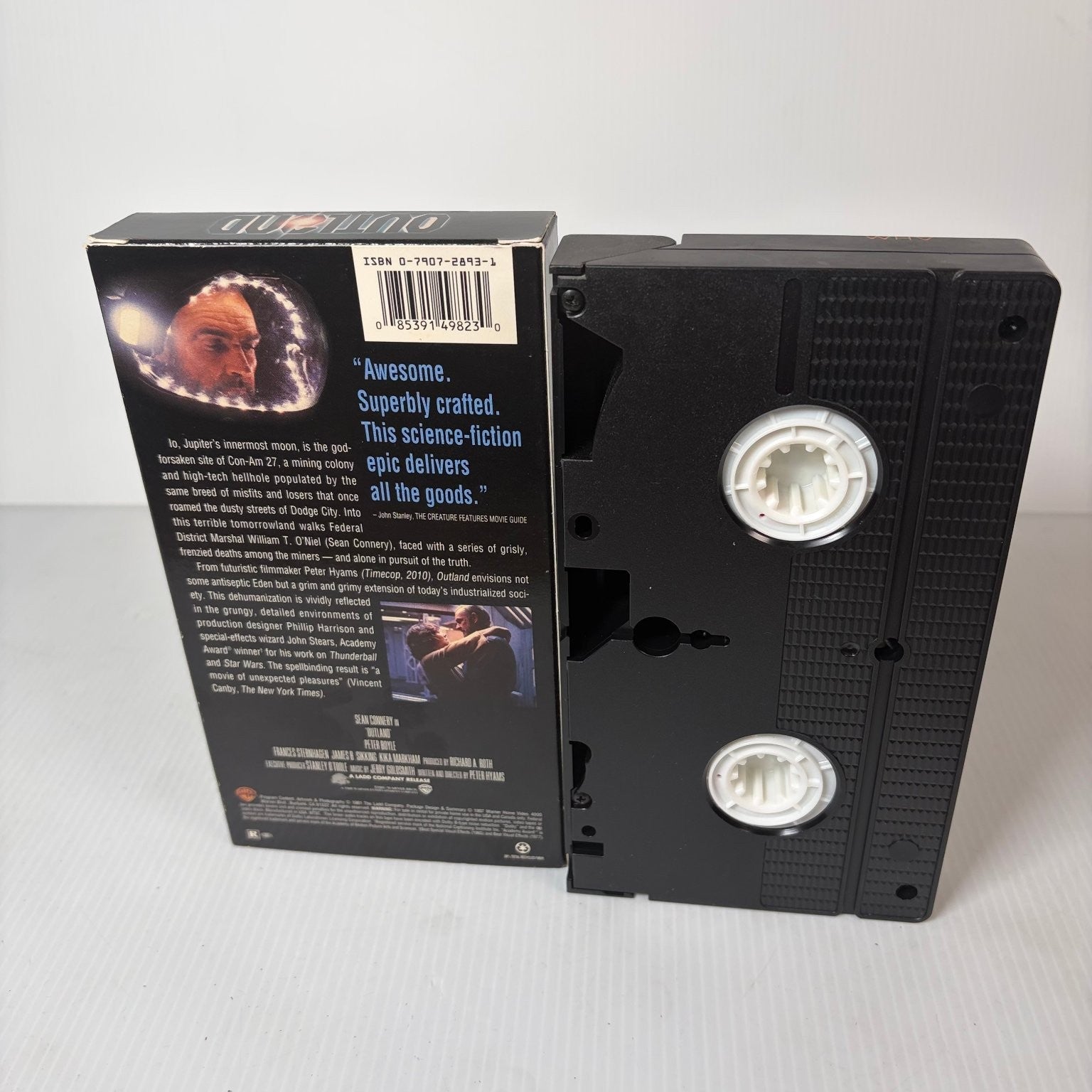 Outland VHS 1981 Sci-Fi Thriller Sean Connery Warner Bros.