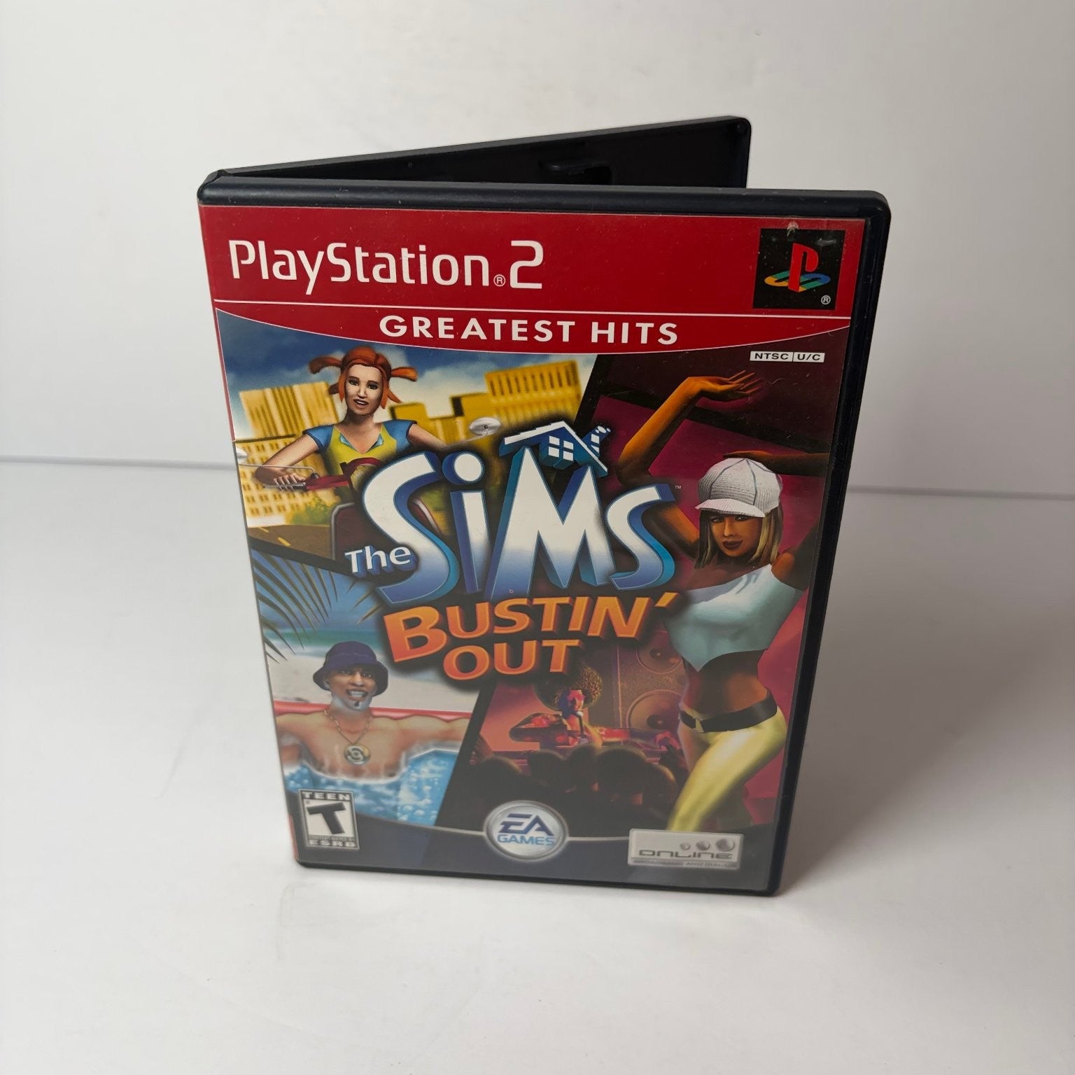 The Sims Bustin' Out - PlayStation 2 PS2 (Greatest Hits) NTSC U/C - Complete CIB