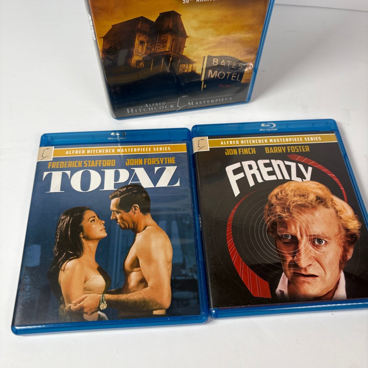 Alfred Hitchcock Masterpiece Blu-ray Lot: Psycho, Topaz, Frenzy