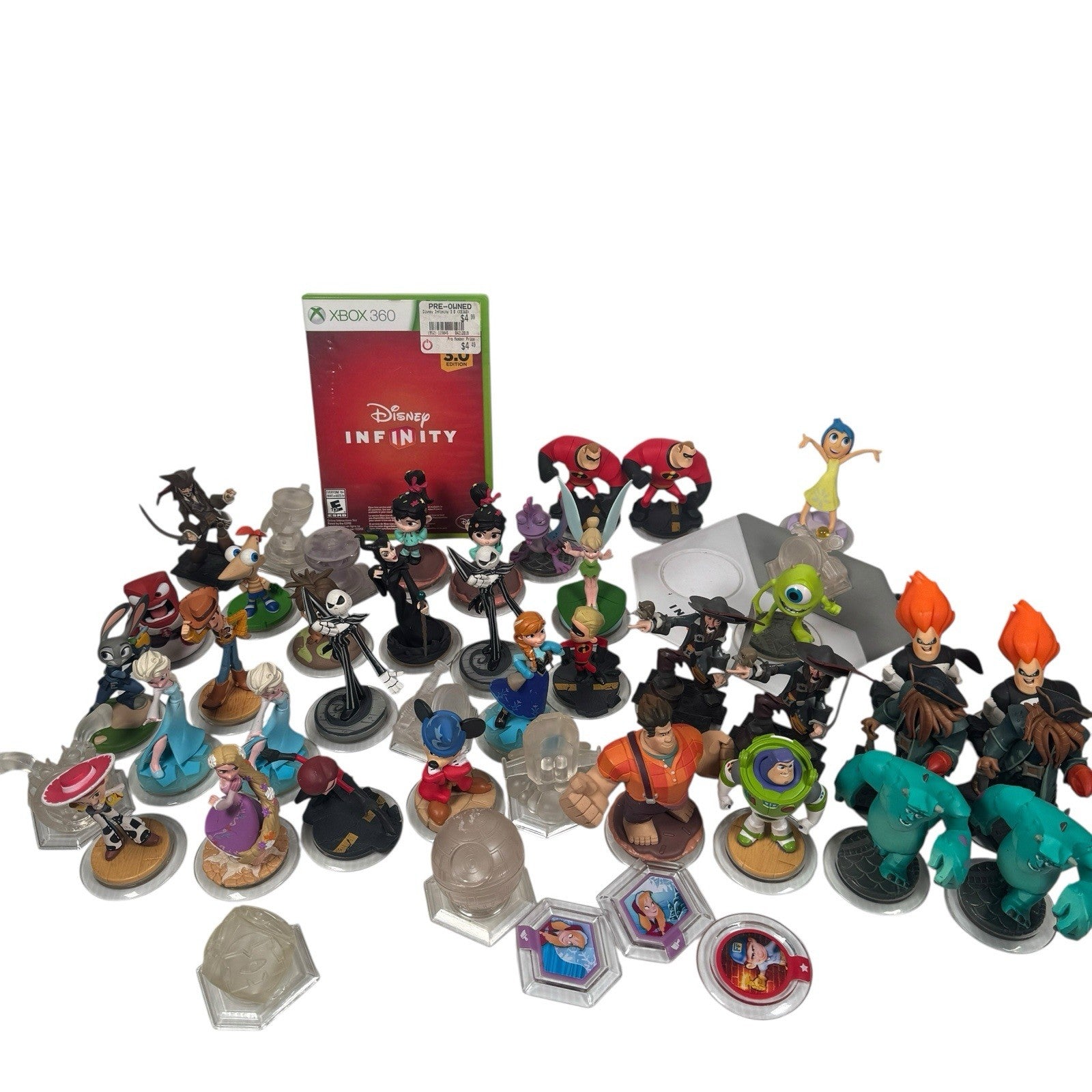 Huge Mixed Disney Infinity 3.0 Lot 35 Characters, Game, Portal & More