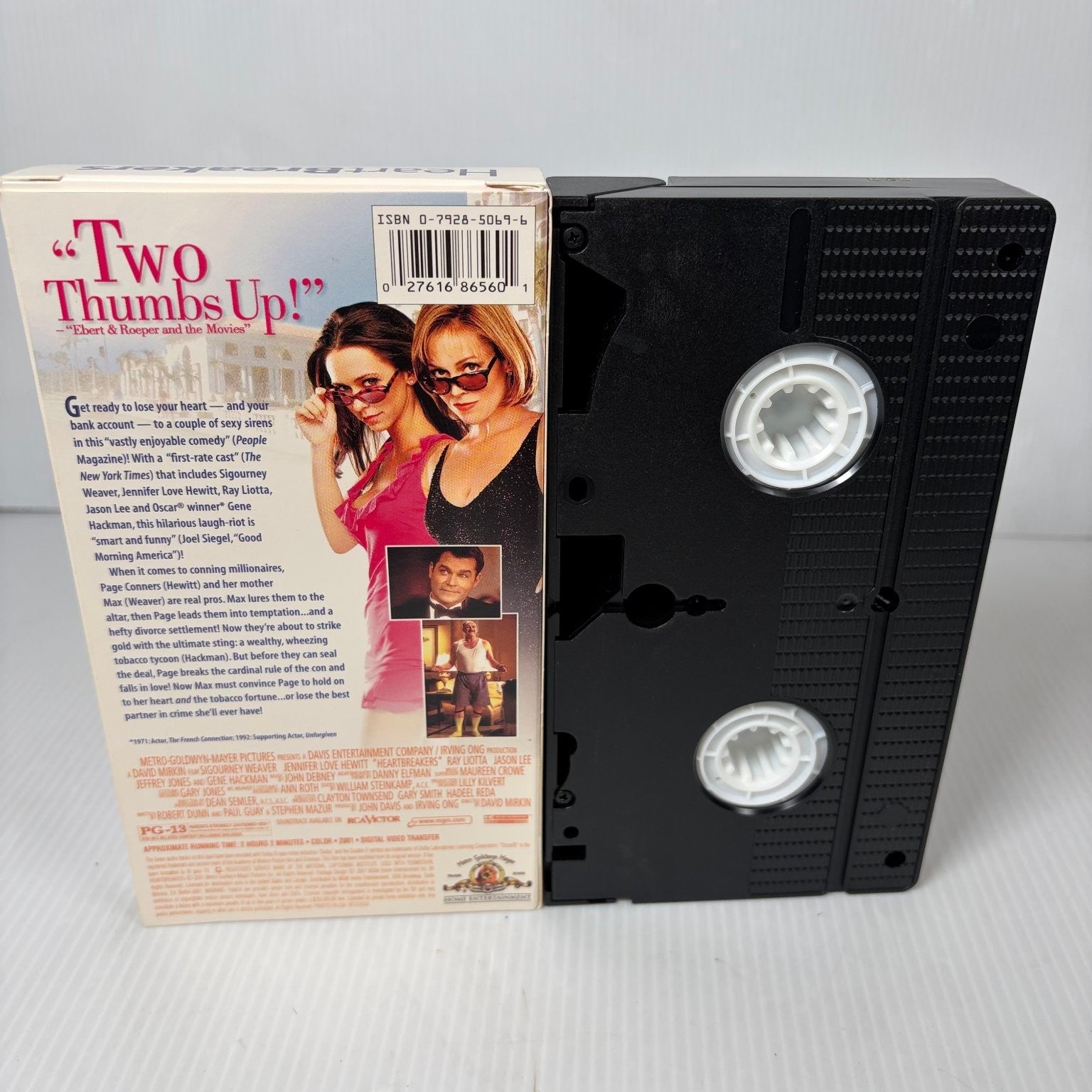 Heartbreakers VHS 2001 Romantic Comedy Sigourney Weaver Jennifer Love Hewitt Y2K
