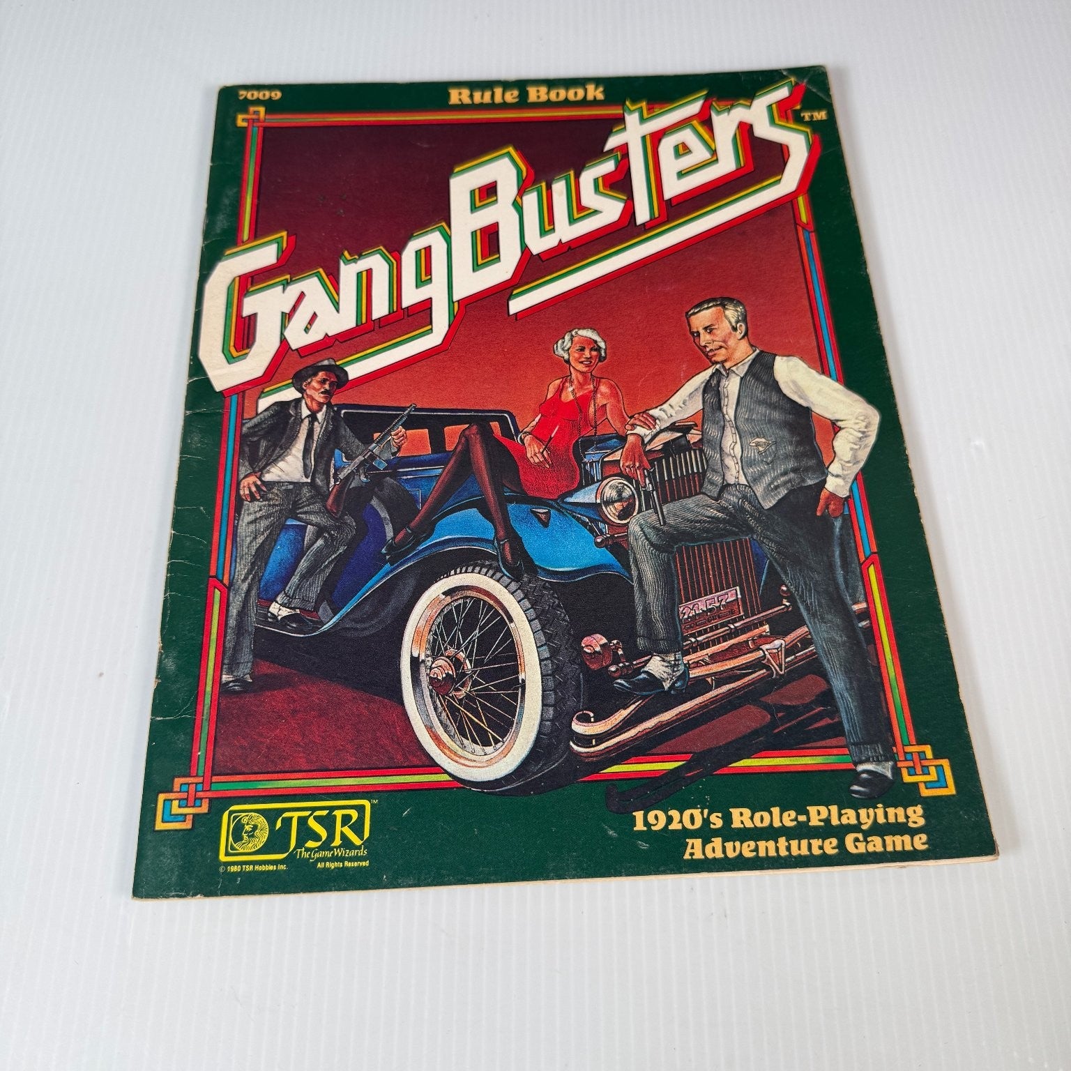 Gangbusters 1982 TSR 1920s Role-Playing Adventure Game Rule Book