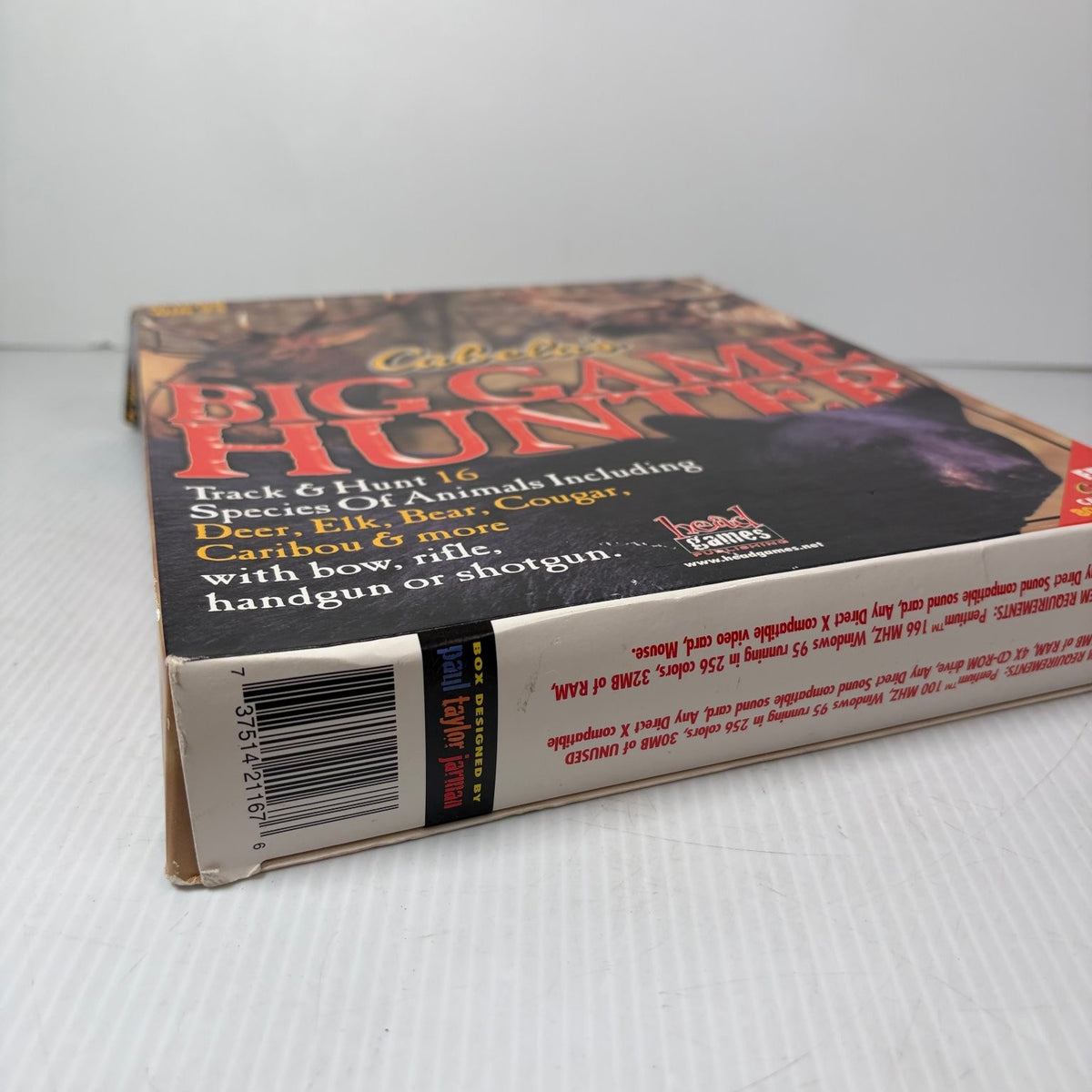 Cabela's Big Game Hunter Big Box PC CD-ROM Windows 95 Hunting Video Game FPS