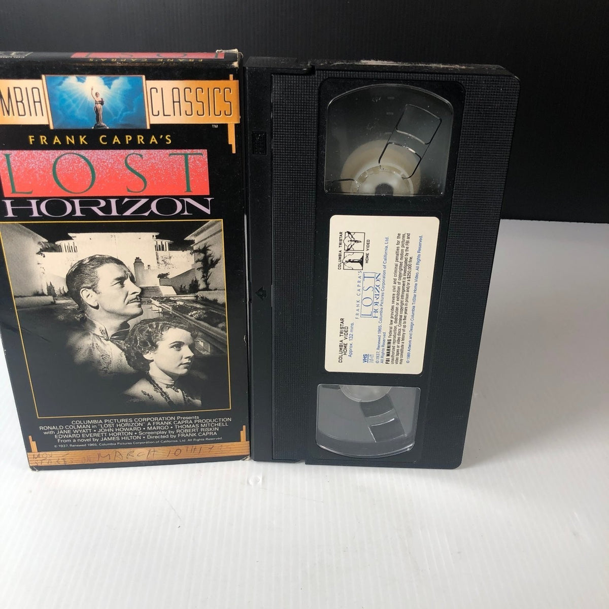 Lost Horizon VHS 1937 Classic Drama Original Release Columbia Pictures