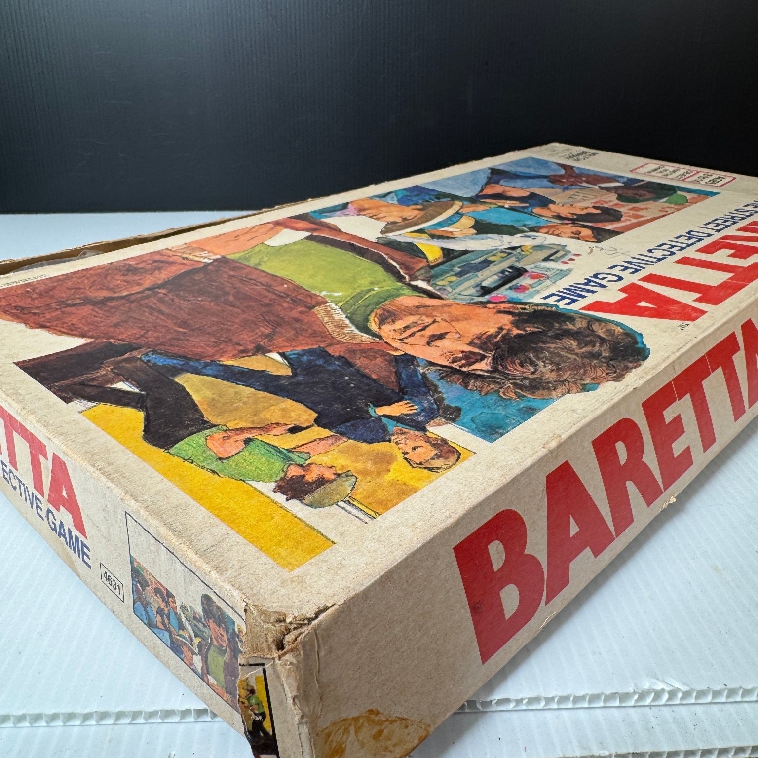 Baretta Milton Bradley Board Game Complete 2-4 Players Ages 8-14 Detective 1976