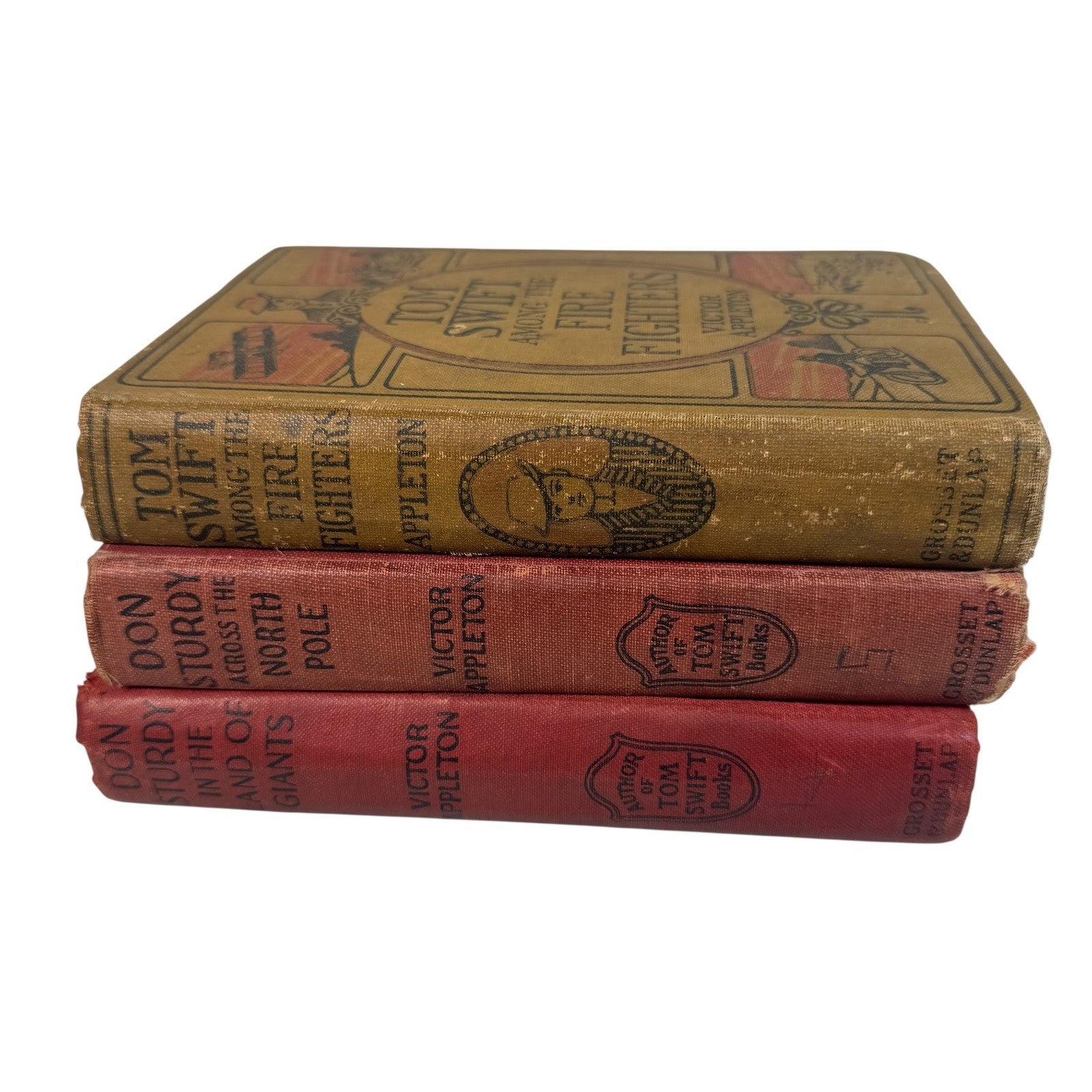 Lot of Antique 1920s 1st Print Hardcover Tom Swift & Don Sturdy Books Appleton