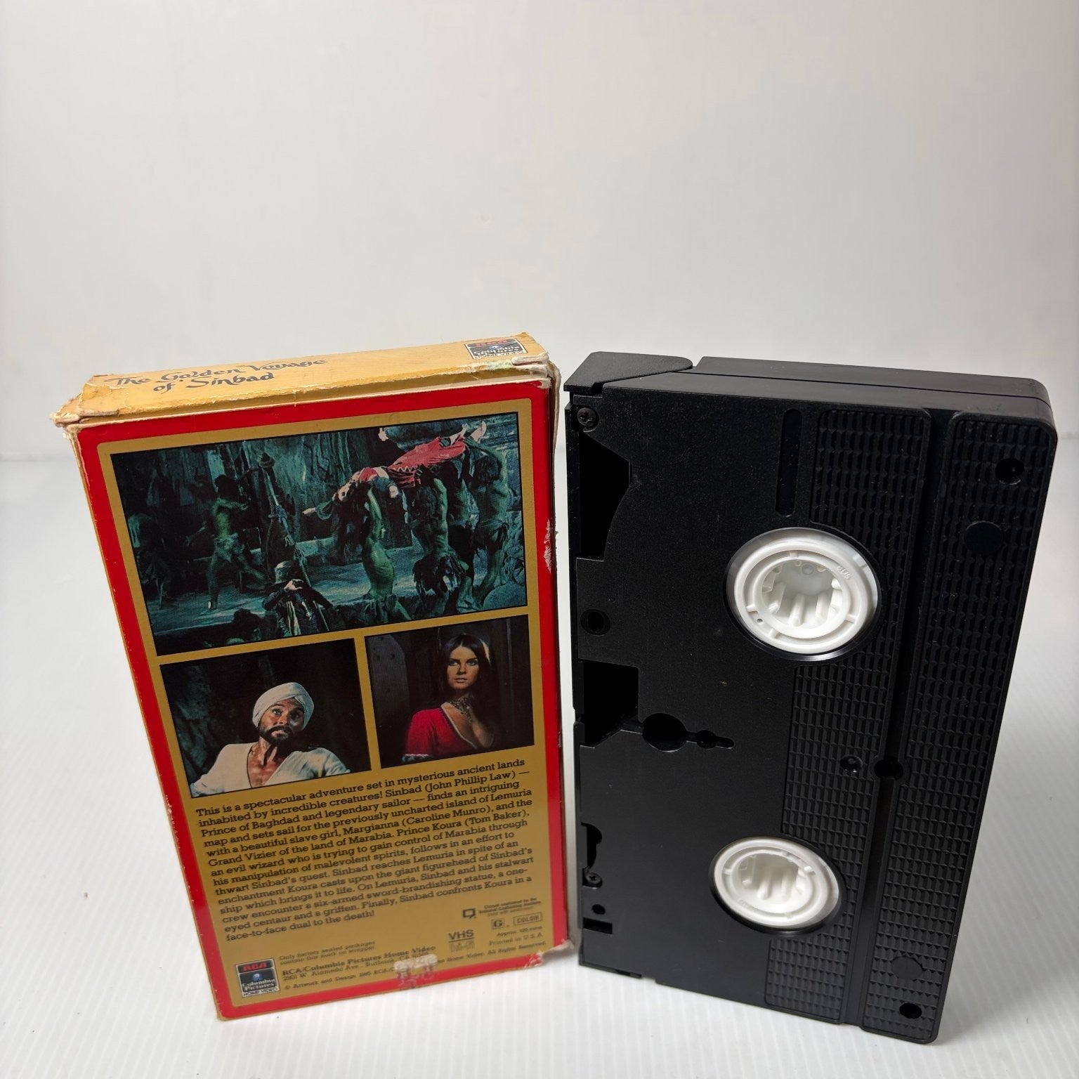 The Golden Voyage of Sinbad VHS 1980 Fantasy Adventure RCA Columbia