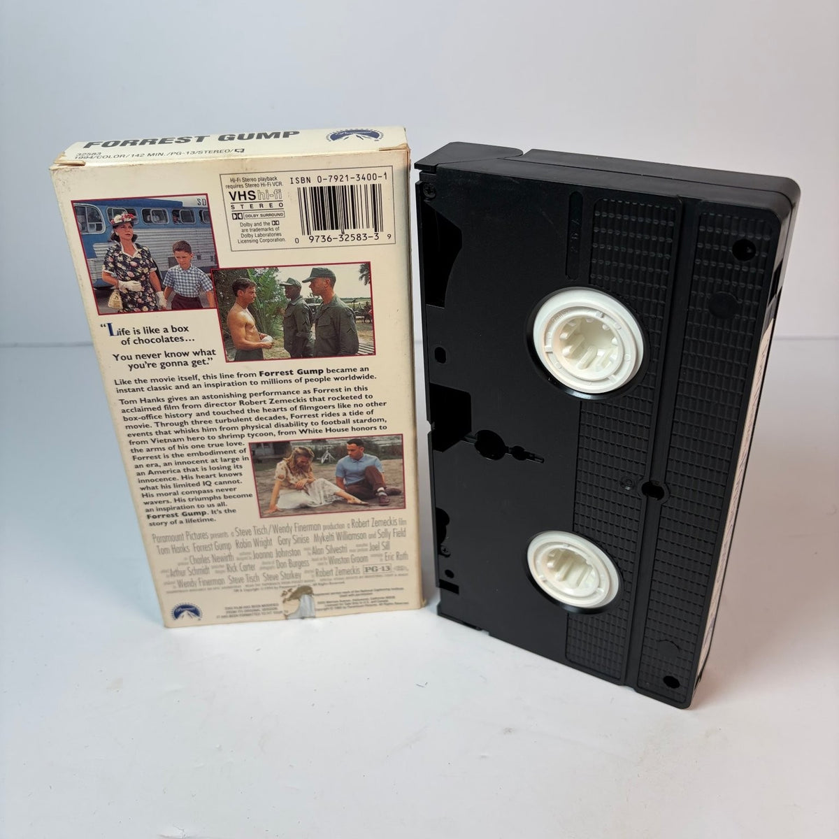 Forrest Gump VHS 1994 Drama Academy Award Winner Tom Hanks Paramount