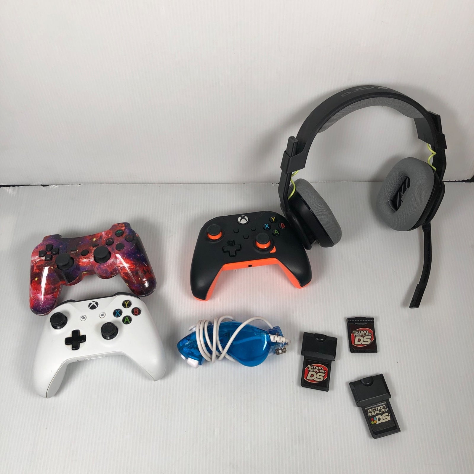 Mixed Lot AS IS Untested DS Lite & DSi Action Replay, Xbox One Controller & More
