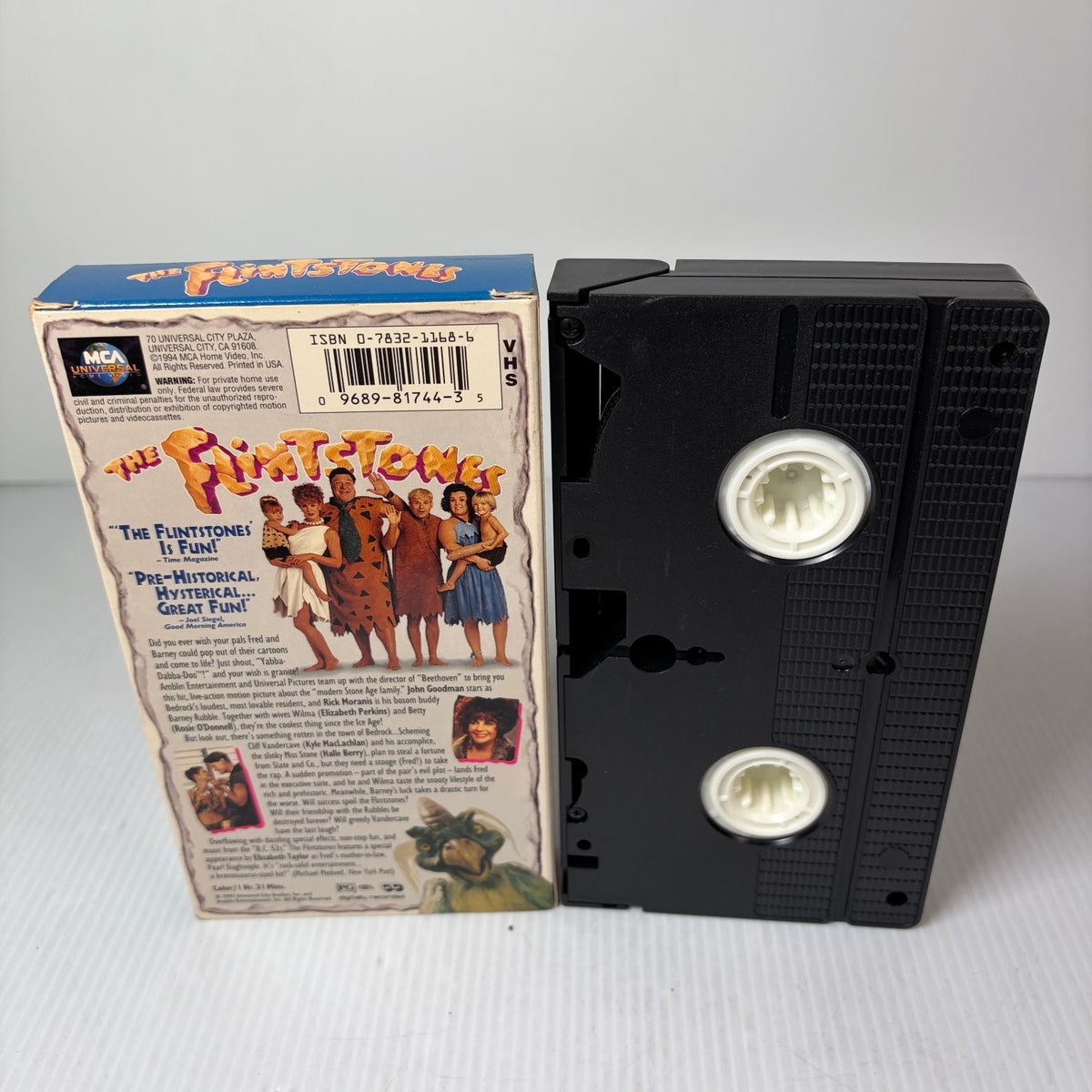 The Flintstones VHS 1994 Live-Action Family Comedy MCA Universal 81744