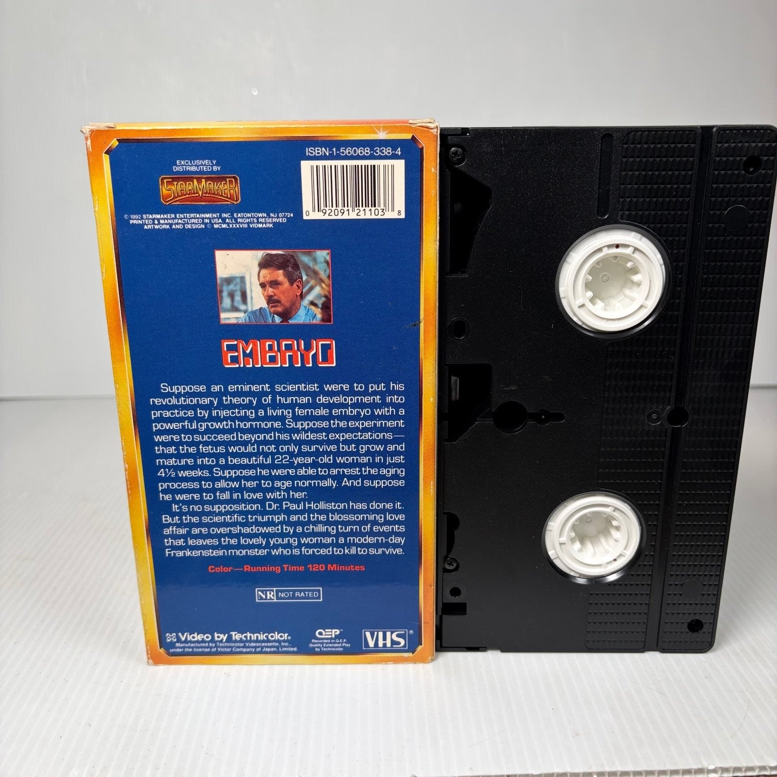 EMBRYO VHS 1976 Sci-Fi Horror Rock Hudson Barbara Carrera Starmaker